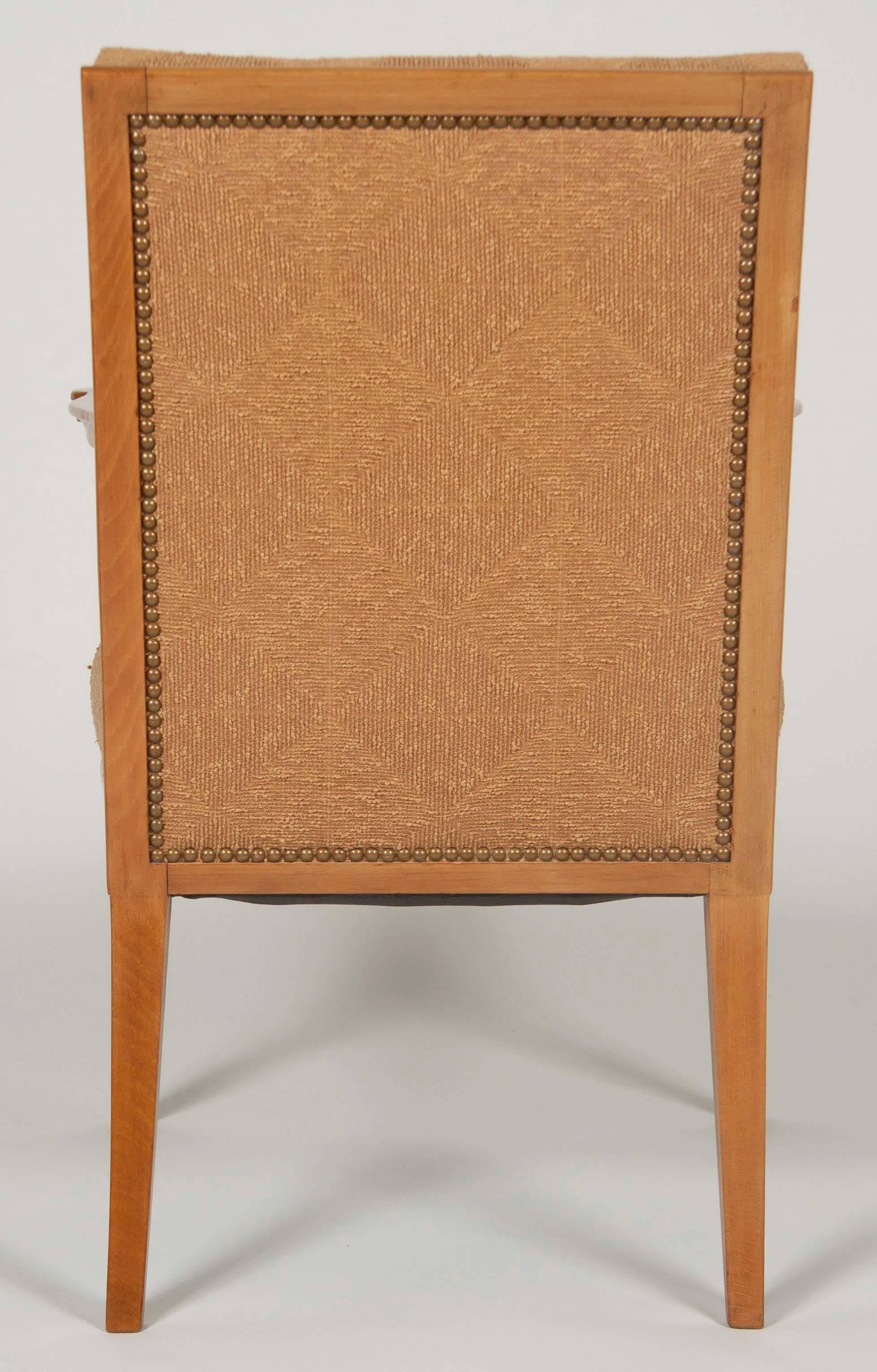 Mid-Century, French, Armchair by André Arbus In Excellent Condition In Stamford, CT