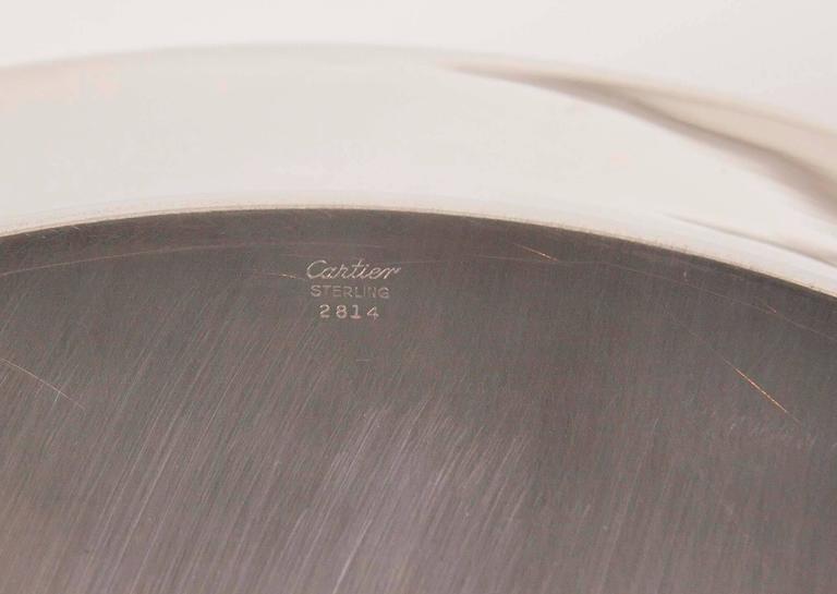 Pair of Cartier Sterling Silver Serving Trays For Sale at 1stDibs cartier silver plate
