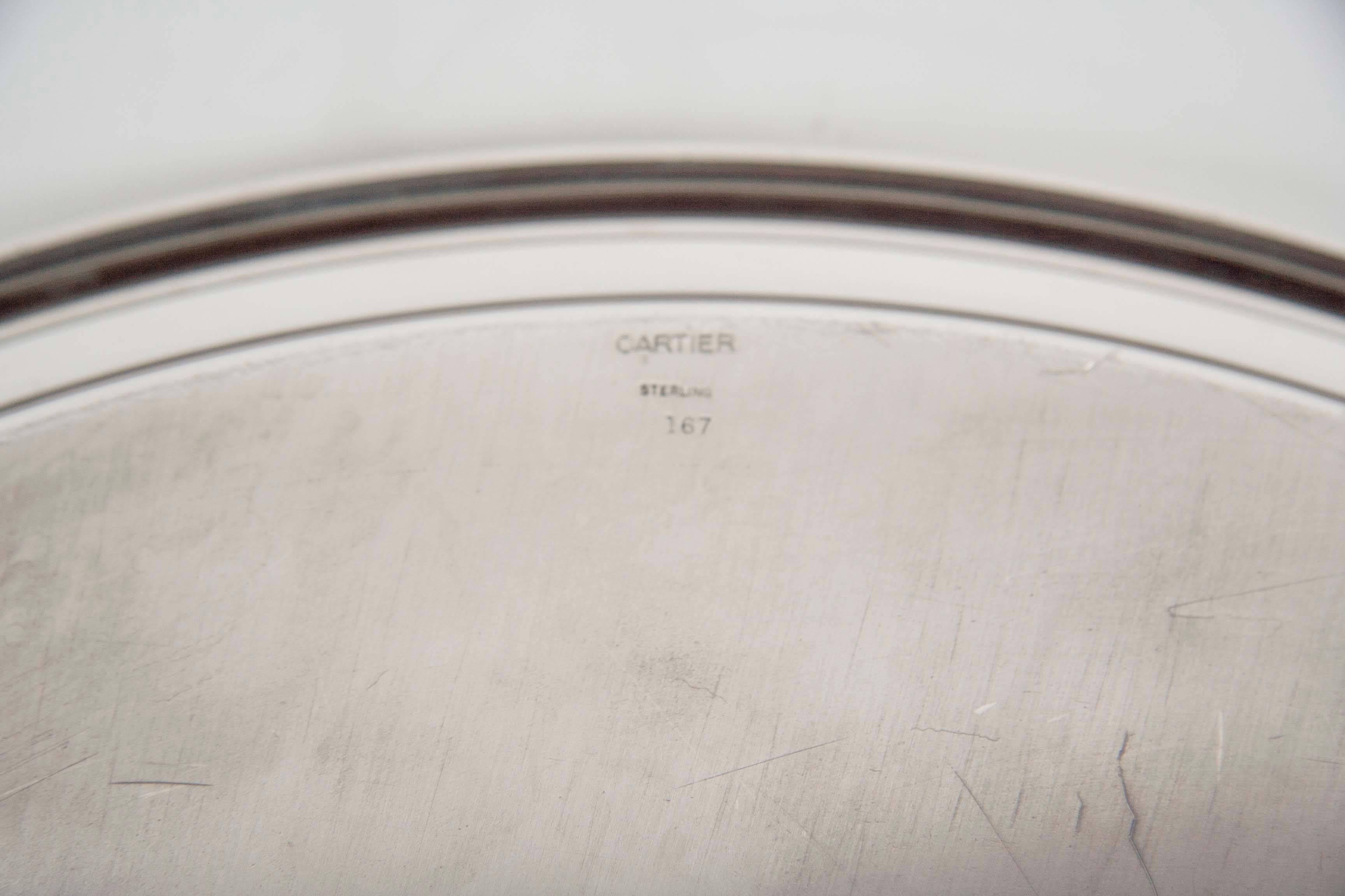 Cartier Sterling Silver Tray 2
