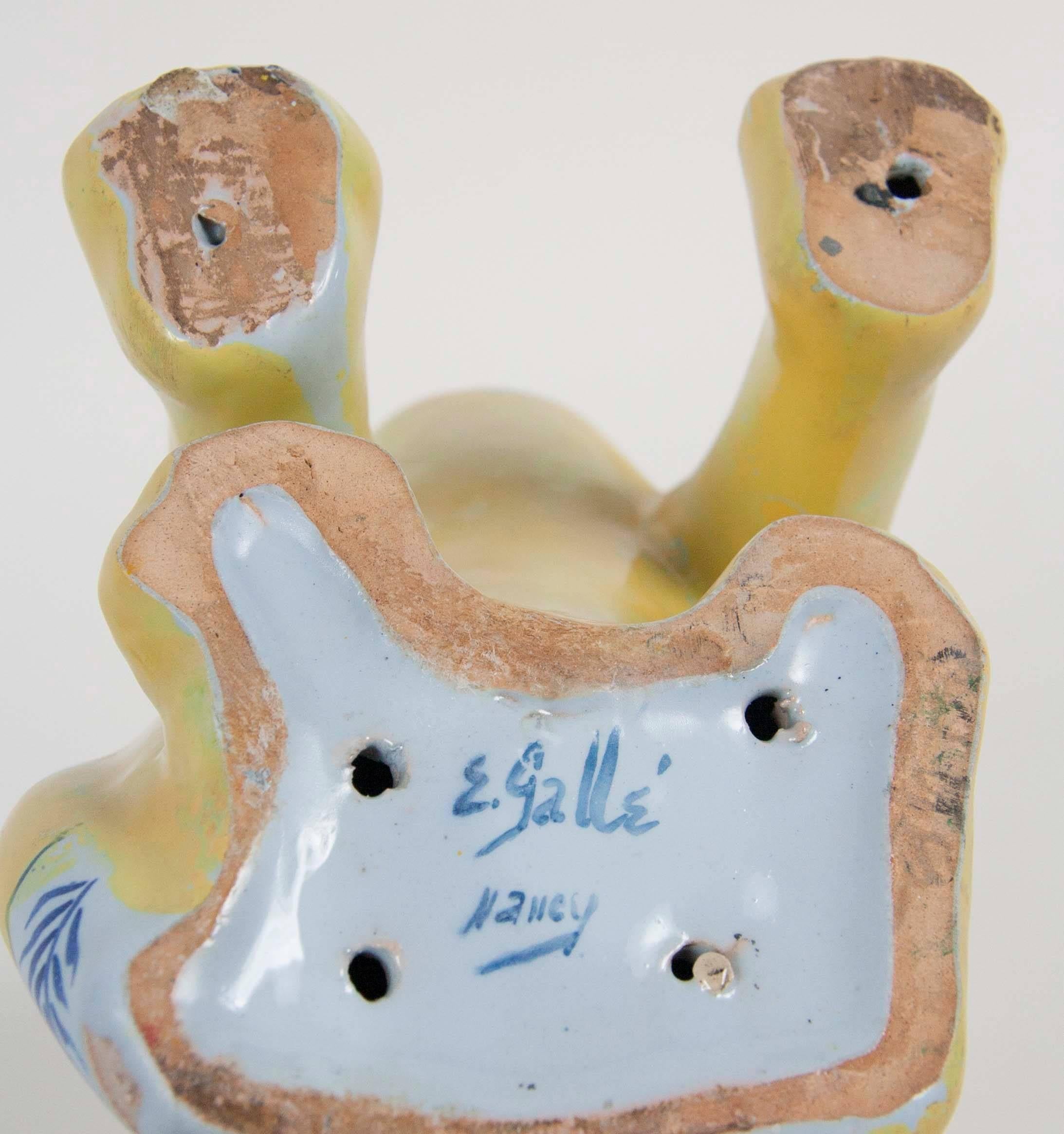 Emile Galle Ceramic Cat 2