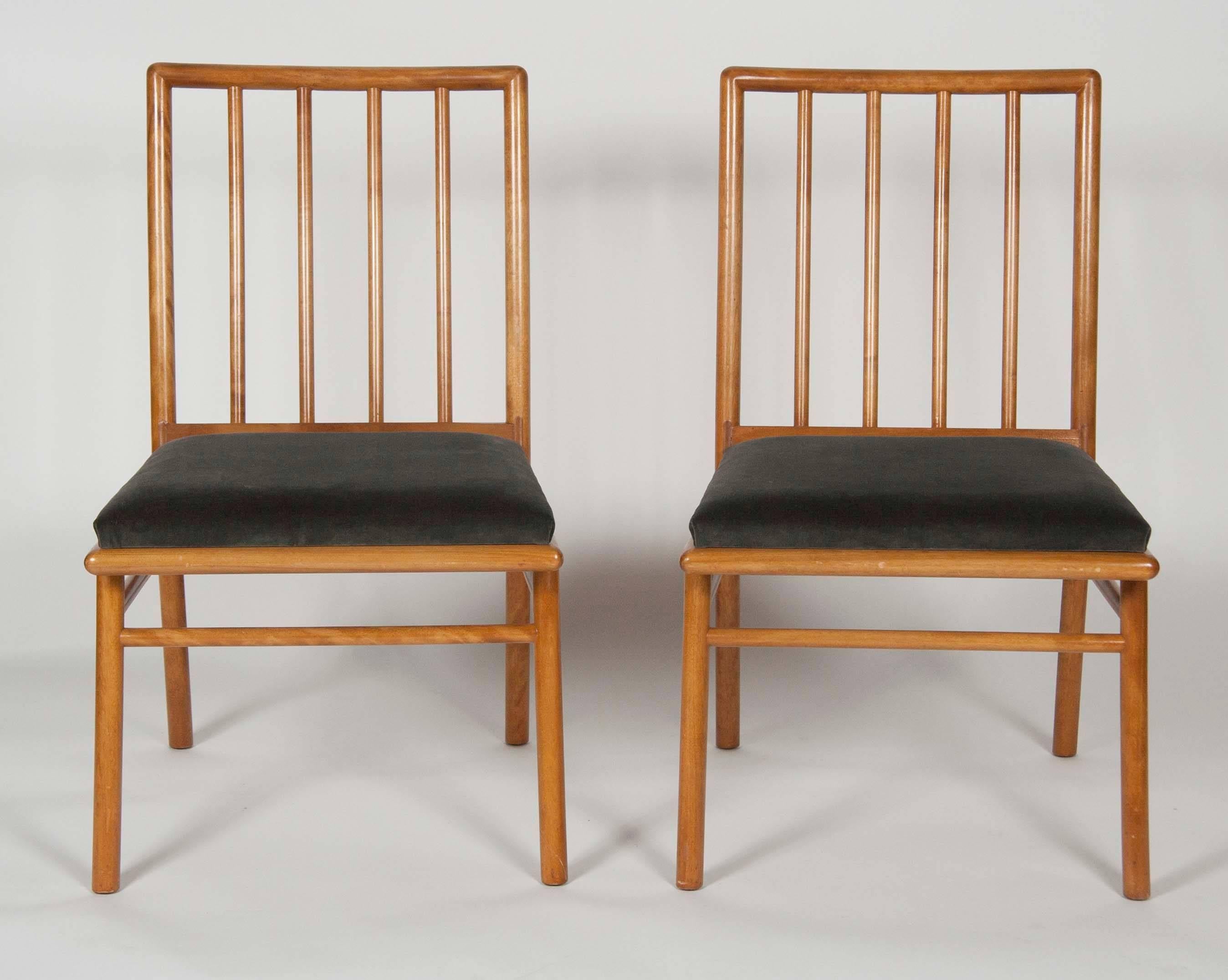Mid-Century Modern Set of Four Chairs by T.H. Robsjohn-Gibbings