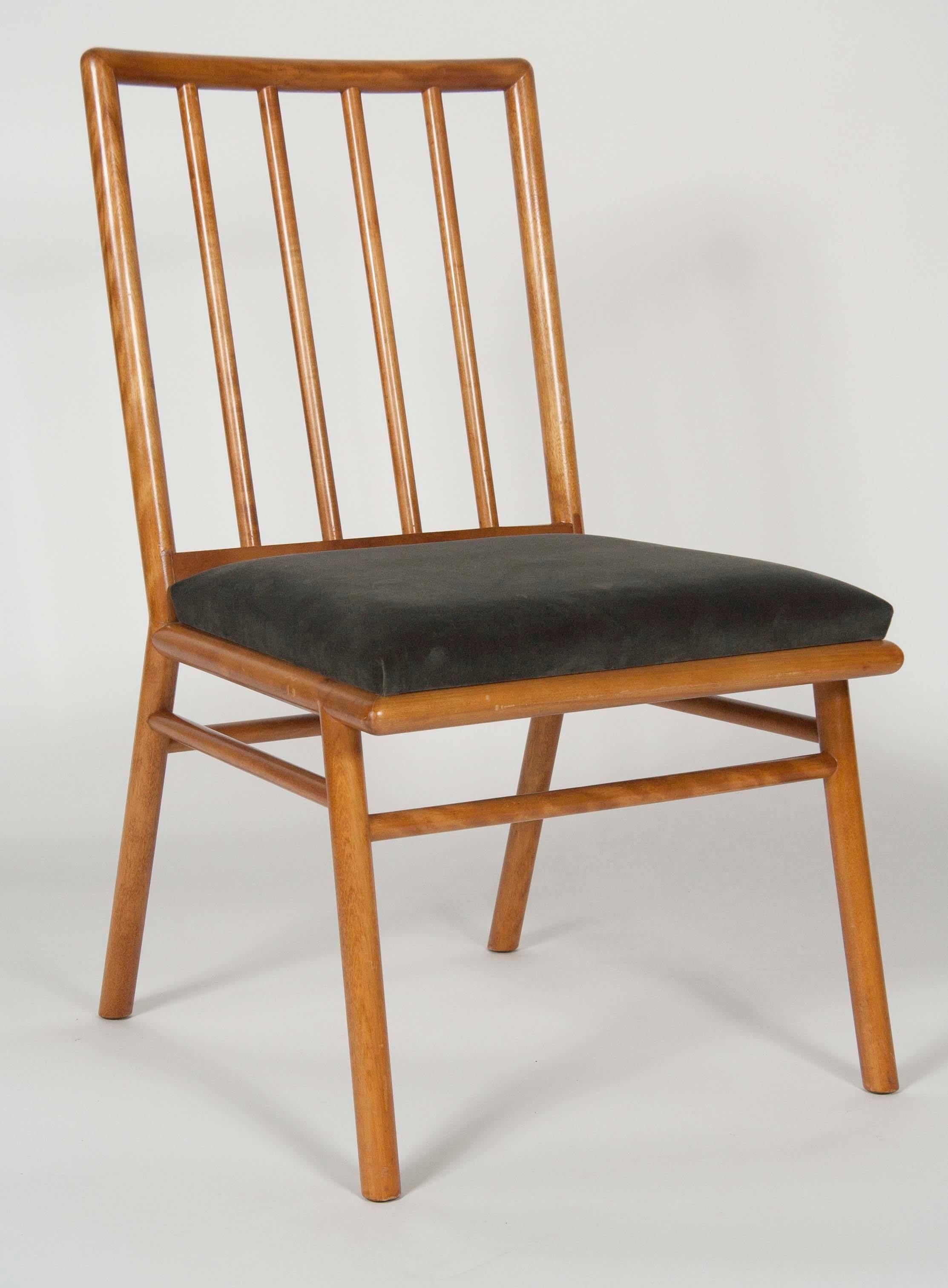 Mid-20th Century Set of Four Chairs by T.H. Robsjohn-Gibbings