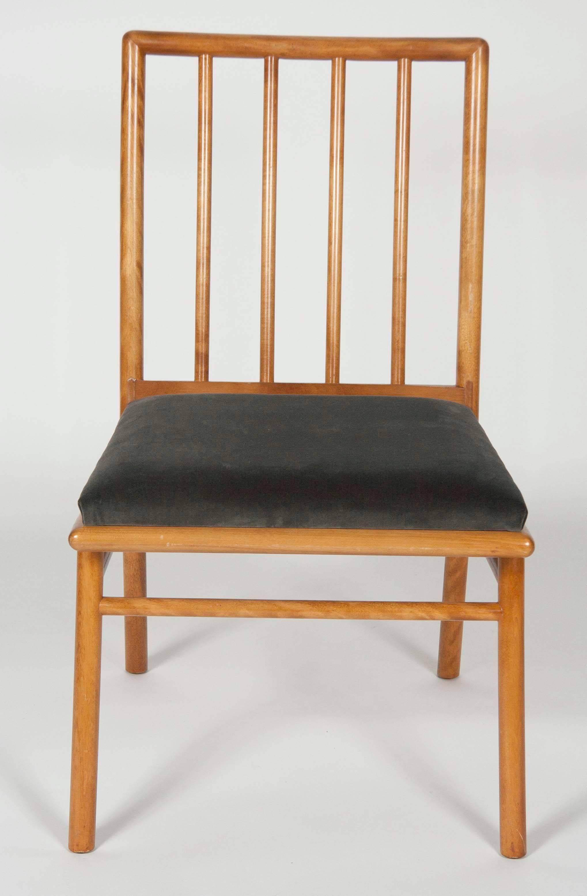 Set of Four Chairs by T.H. Robsjohn-Gibbings In Excellent Condition In Stamford, CT
