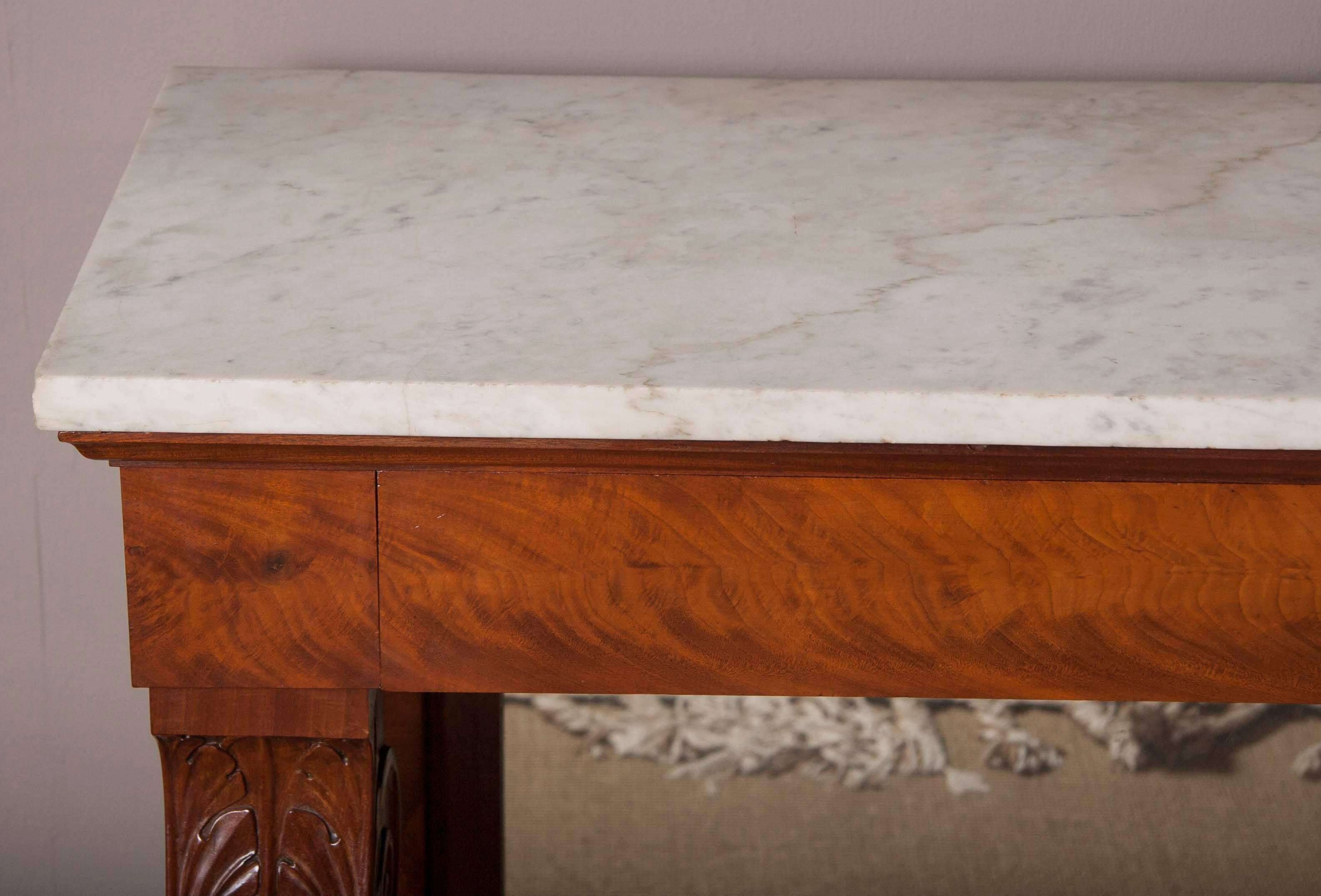 French Marble Top Console by Jacob 1