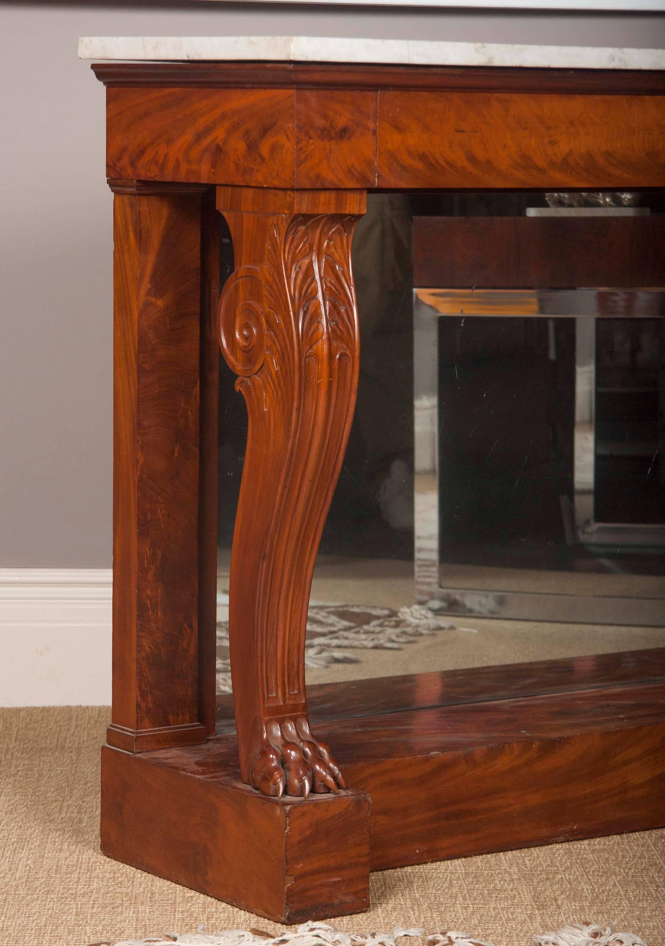 French Marble Top Console by Jacob 4