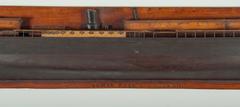 Outstanding Nautical Half Hull Model of Sister Ships, Santa Rosa and Columbia