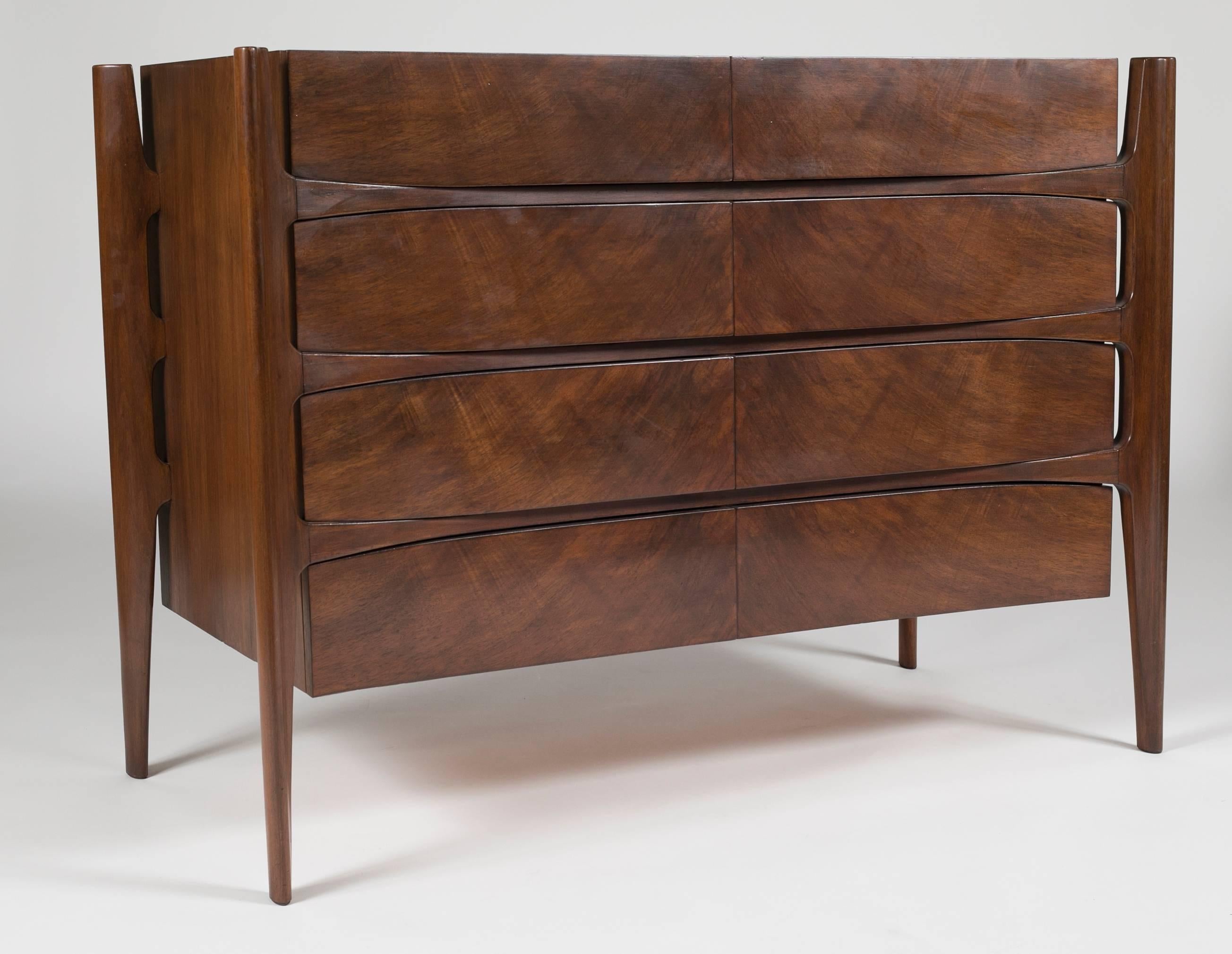 Modern Walnut Chest of Drawers Designed by William Hinn for Urban Furniture