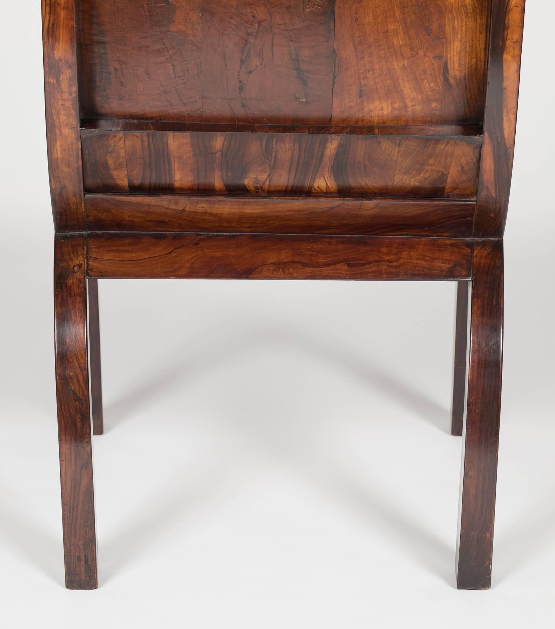 19th Century Olivewood Curule Form Armchair For Sale 5