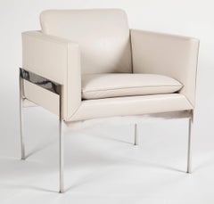Incredibly Well Crafted Leather Cube Chair
