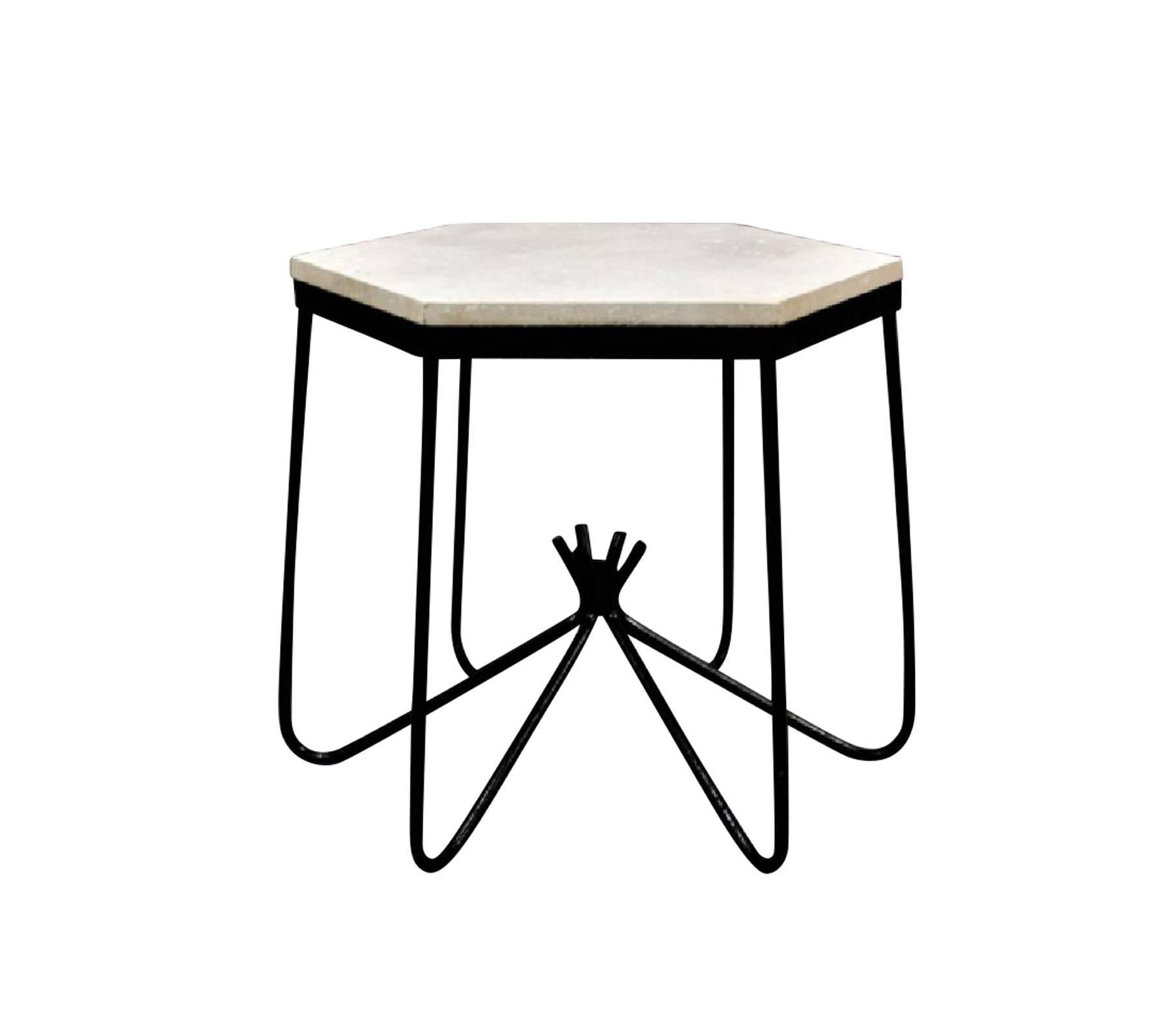 Mid-Century Modern  “Hirondelle’ End Table in the Style of Jean Royère