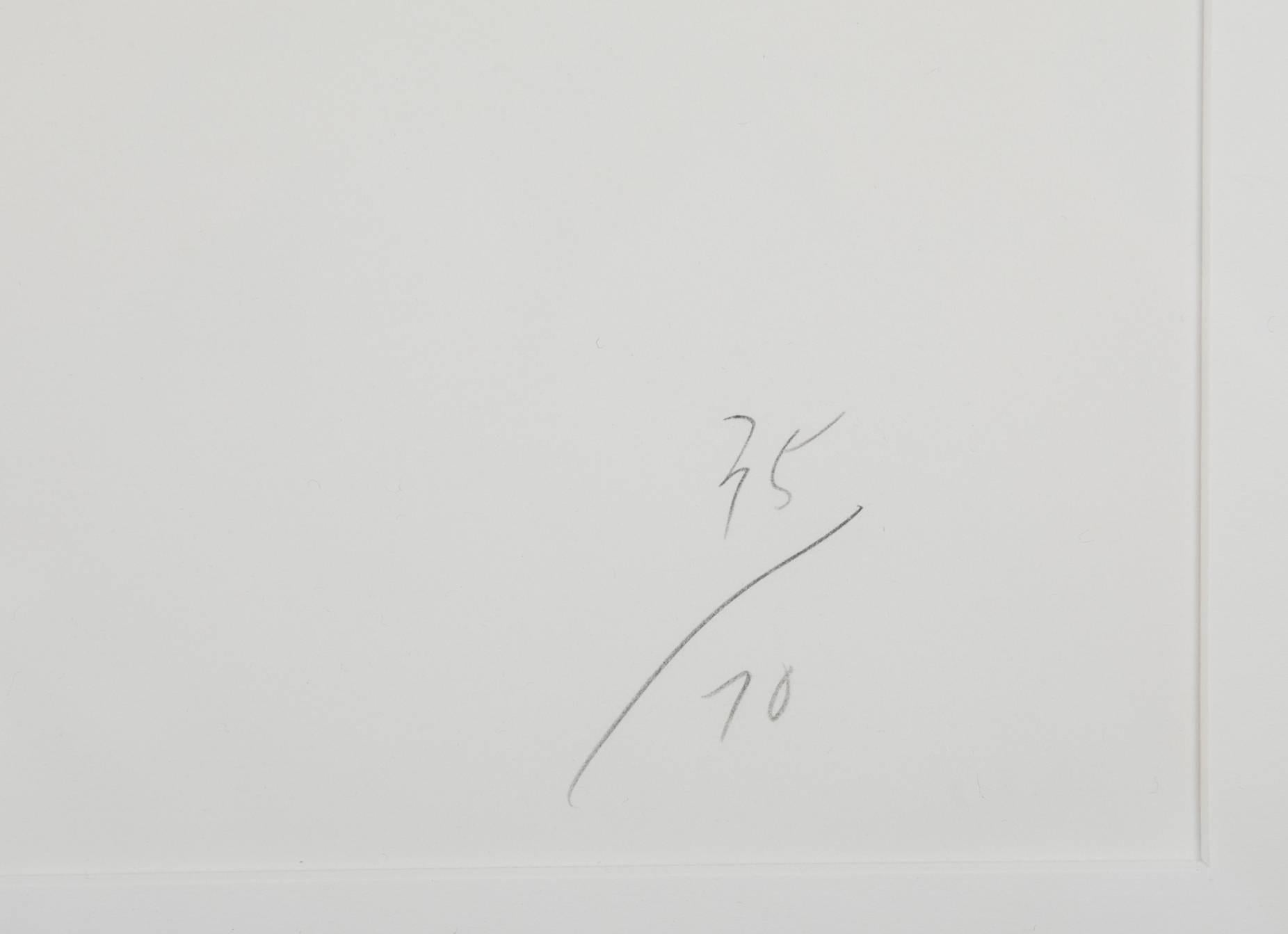 « Lilies » - Sérigraphie signée et datée par Donald Sultan Bon état - En vente à Stamford, CT