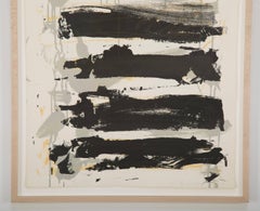 "Champs" 'Black, Gray and Yellow' by Joan Mitchell