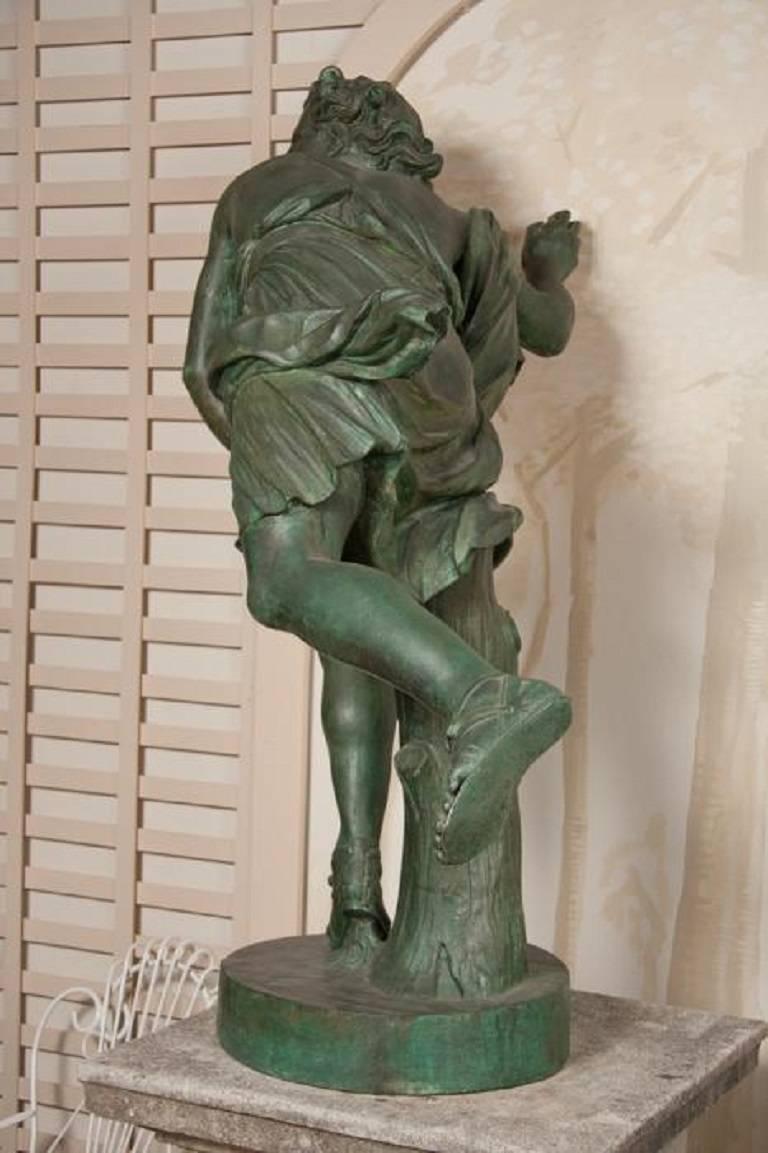 Large Bronze Statue of Hippomene For Sale 3