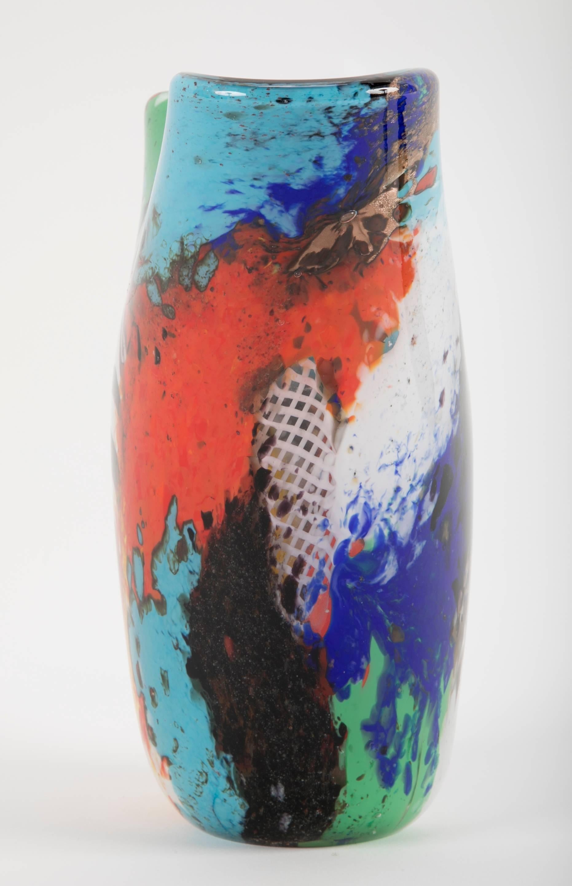 Dino Martens Vase „Oriente“ für Aureliano Toso im Zustand „Gut“ im Angebot in Stamford, CT