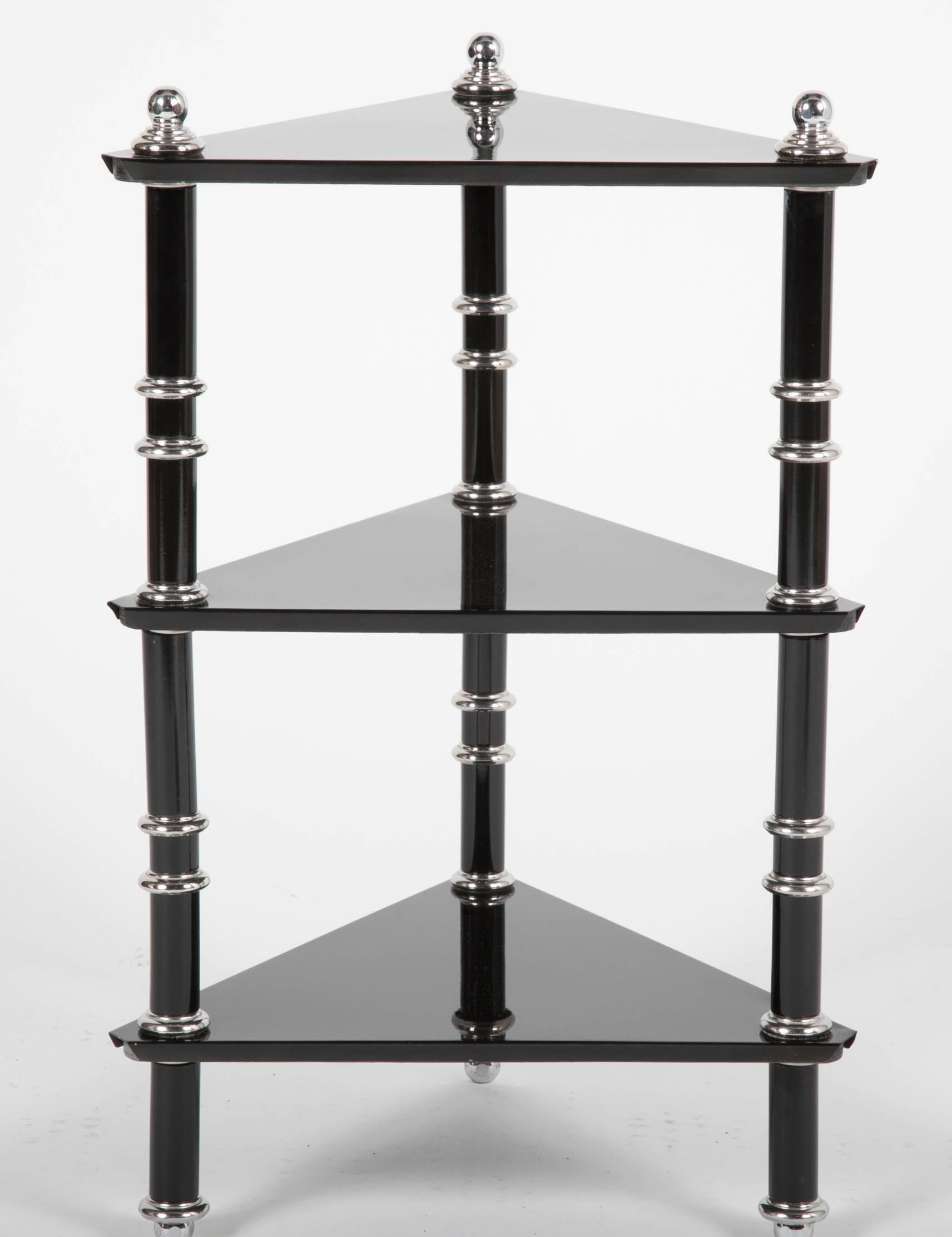 Art Deco Rare Transitional Side Table/Etagere  by Warren McArthur For Sale