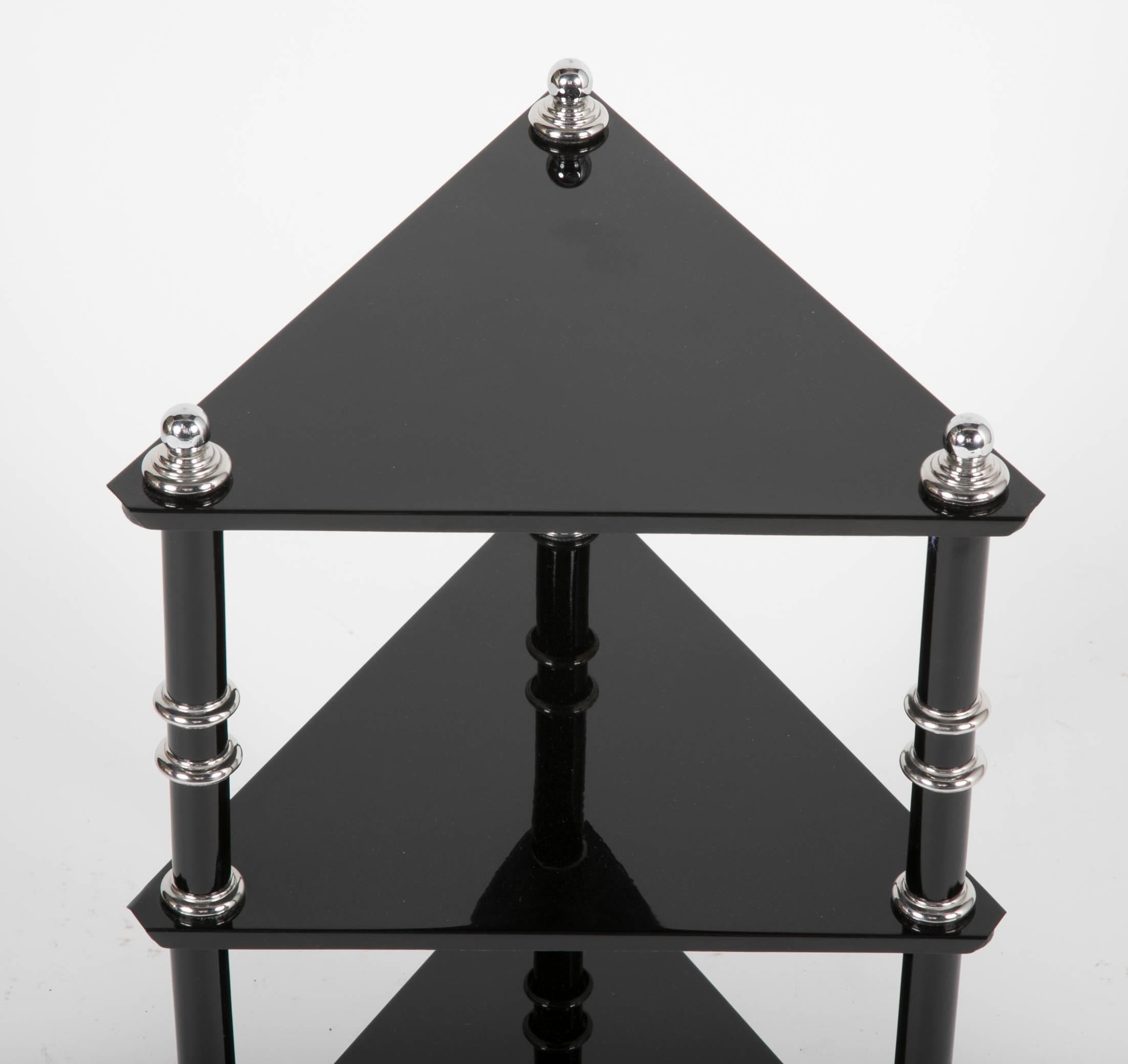 American Rare Transitional Side Table/Etagere  by Warren McArthur For Sale