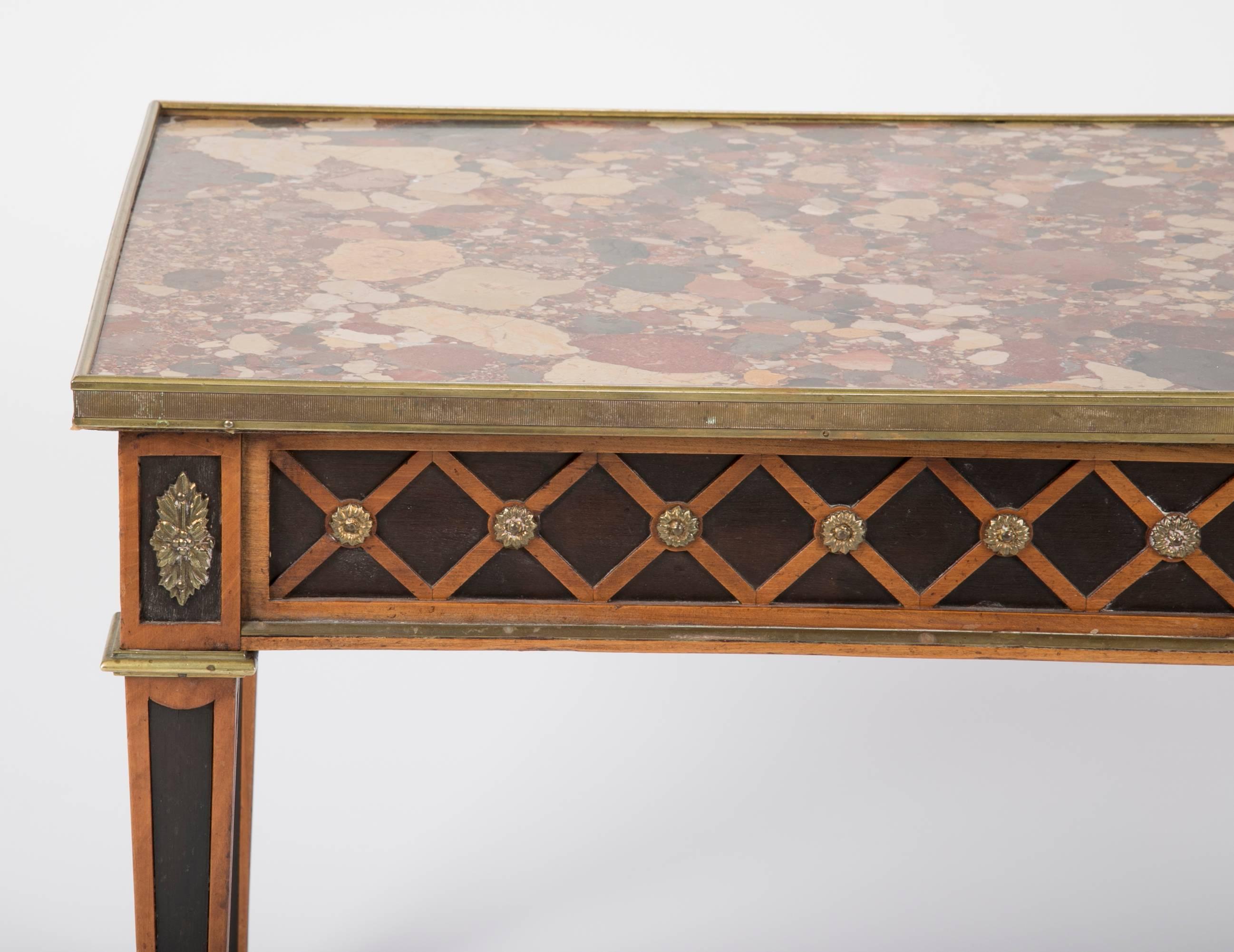 Louis XVI Style Coffee Table by Jansen In Excellent Condition In Stamford, CT