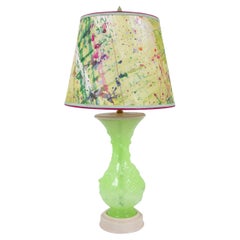 Antique American Pressed Glass Vases now Table Lamps