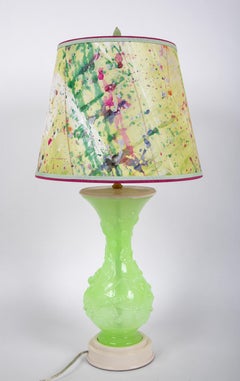 American Pressed Glass Vases now Table Lamps