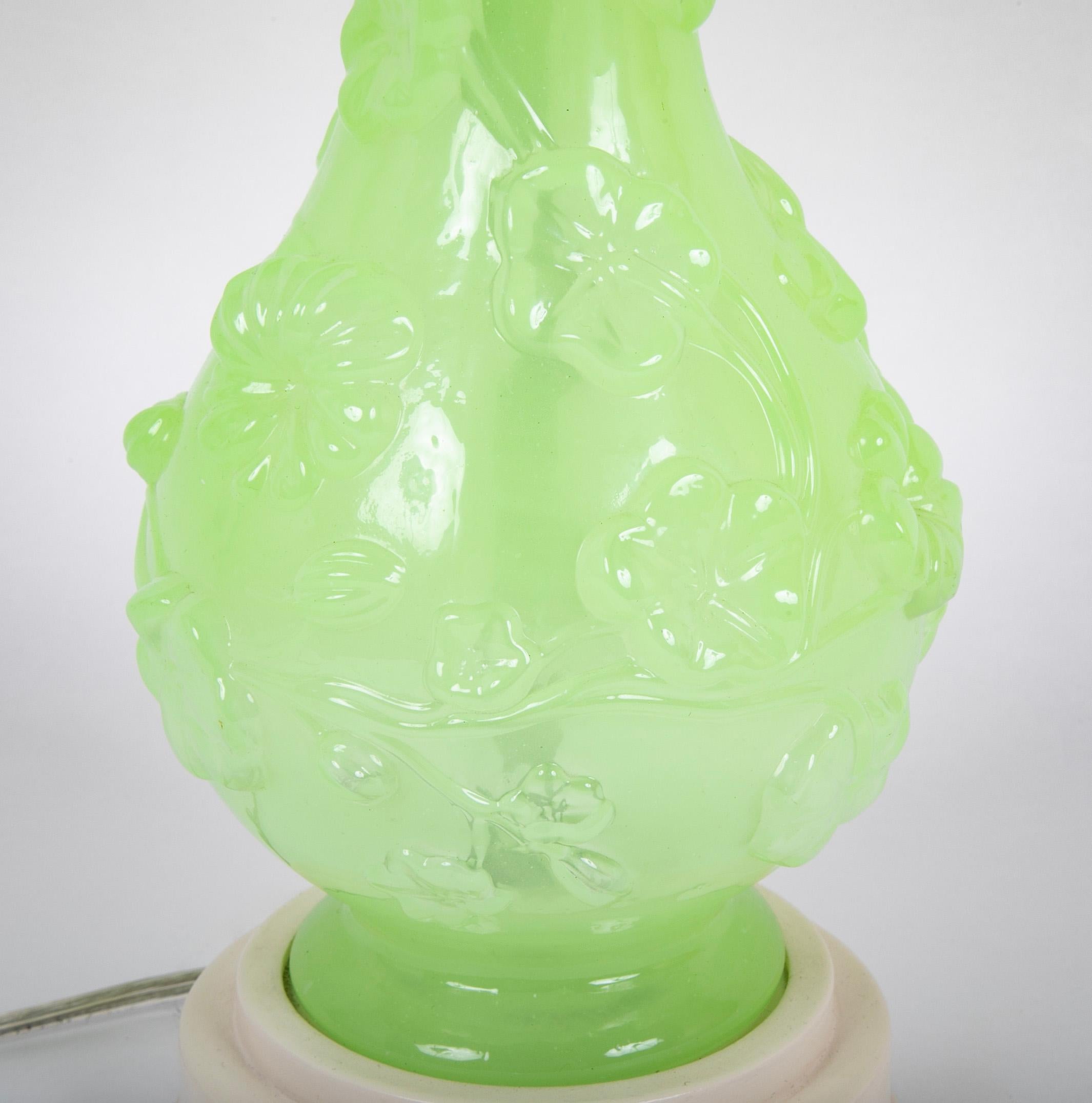 American Pressed Glass Vases now Table Lamps For Sale 10
