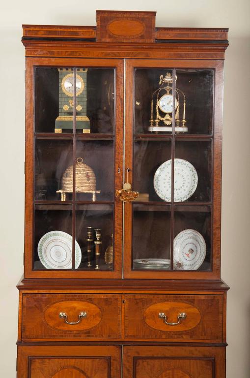 Rare Near Pair of Regency Bookcases For Sale at 1stDibs