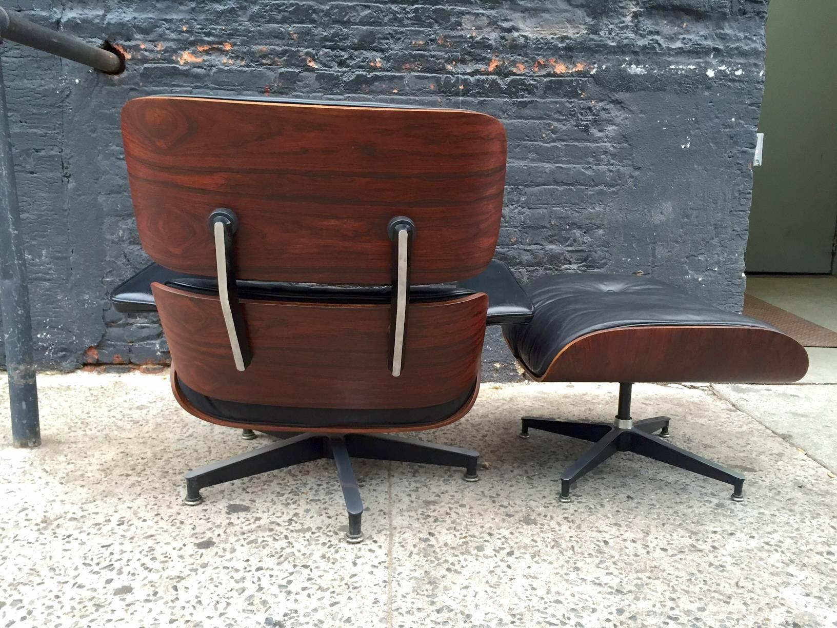 American Charles & Ray Eames Lounge Chair and Ottoman