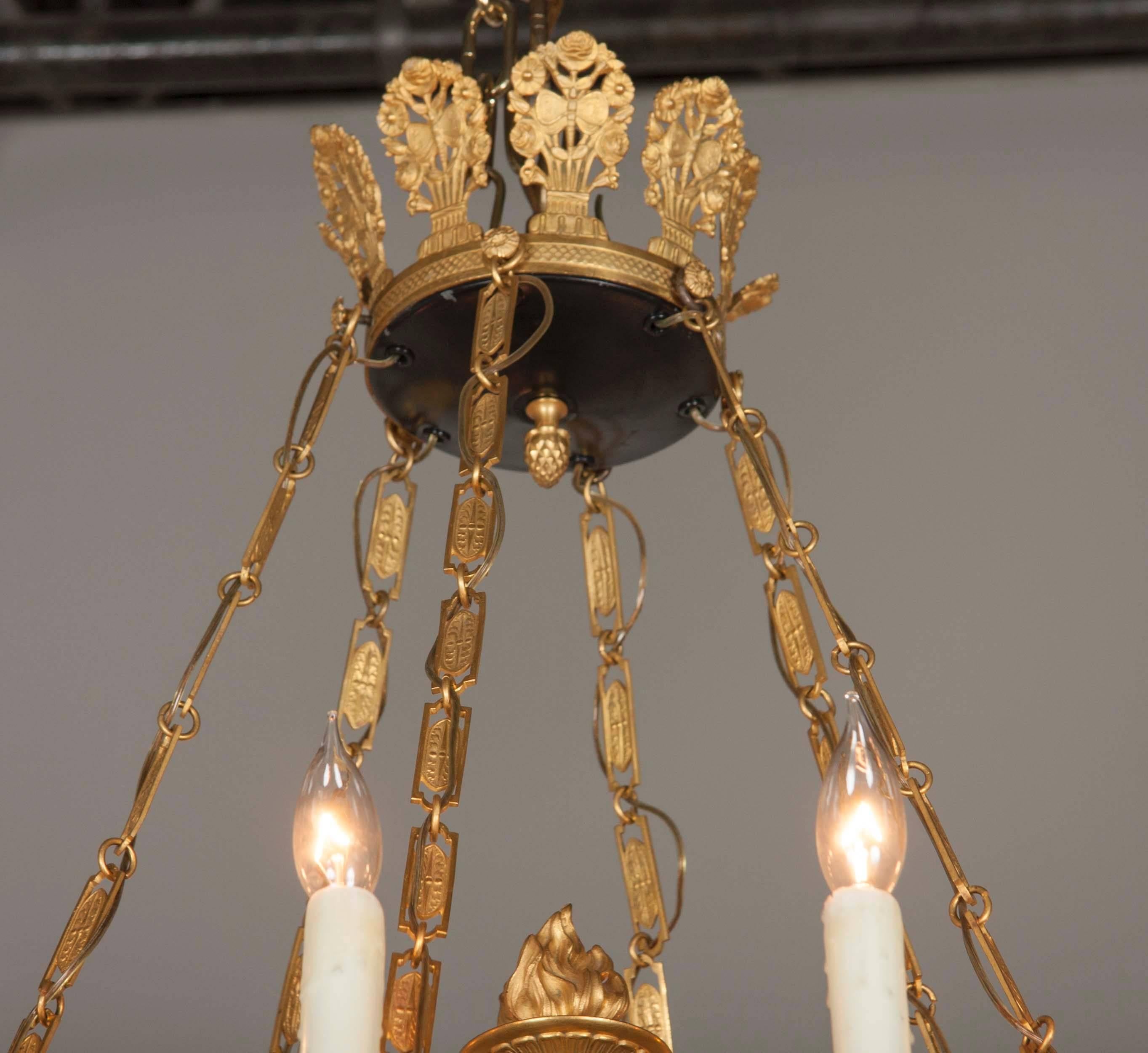 19th Century French Empire Chandelier