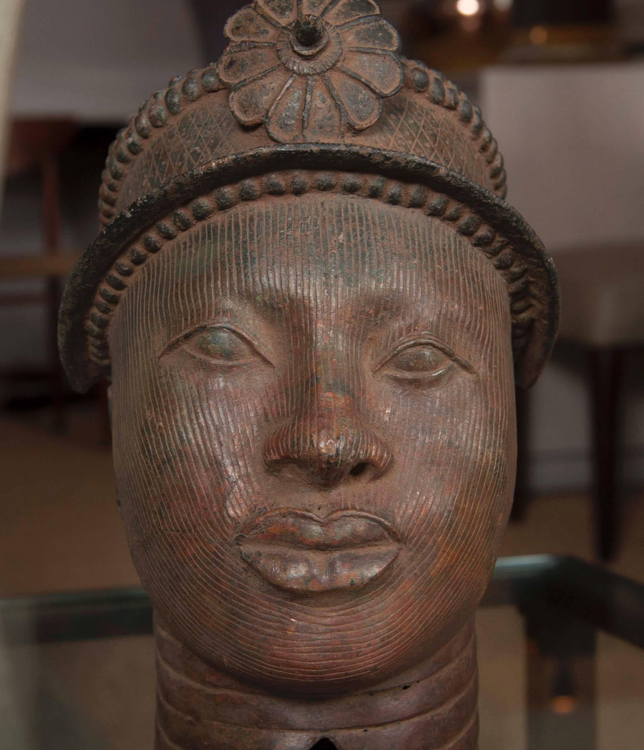 Nigerian Metal Sculpture In Good Condition In Stamford, CT