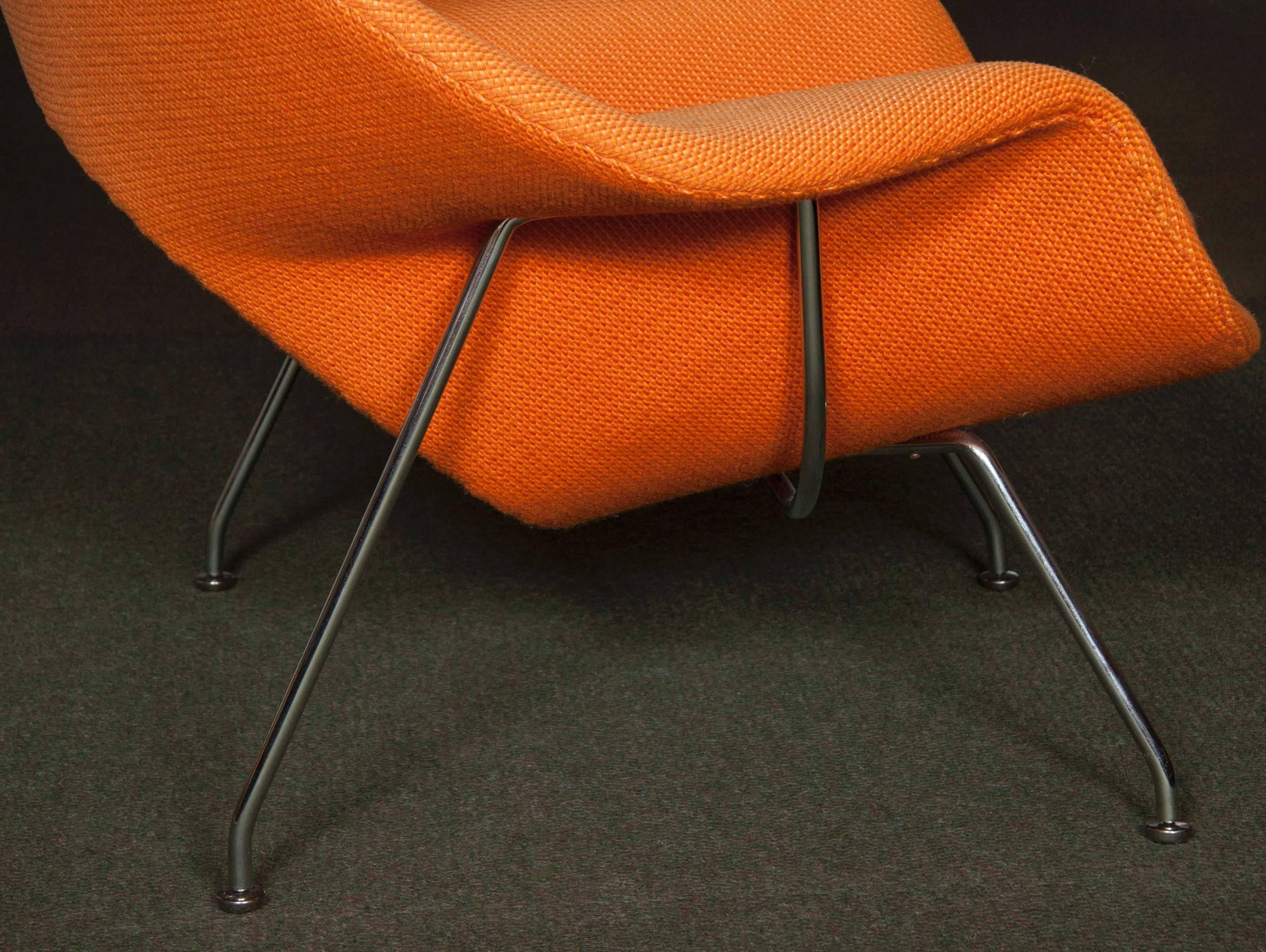 Eero Saarinen 'Womb' Chair and Ottoman for Knoll 1