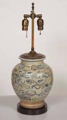 Middle Eastern Ceramic Lamp