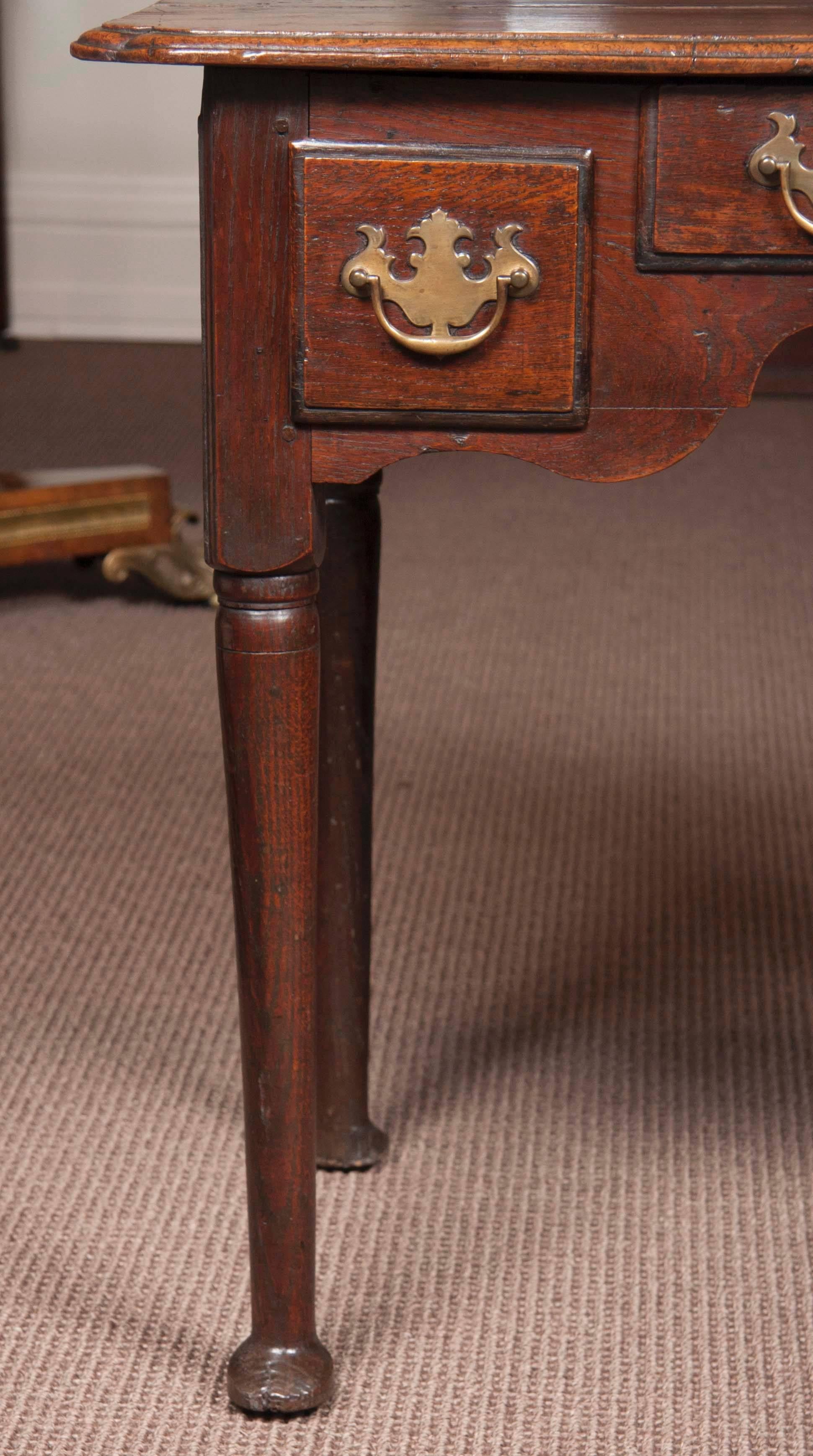 Queen Anne Period Oak Lowboy or Dressing Table 2