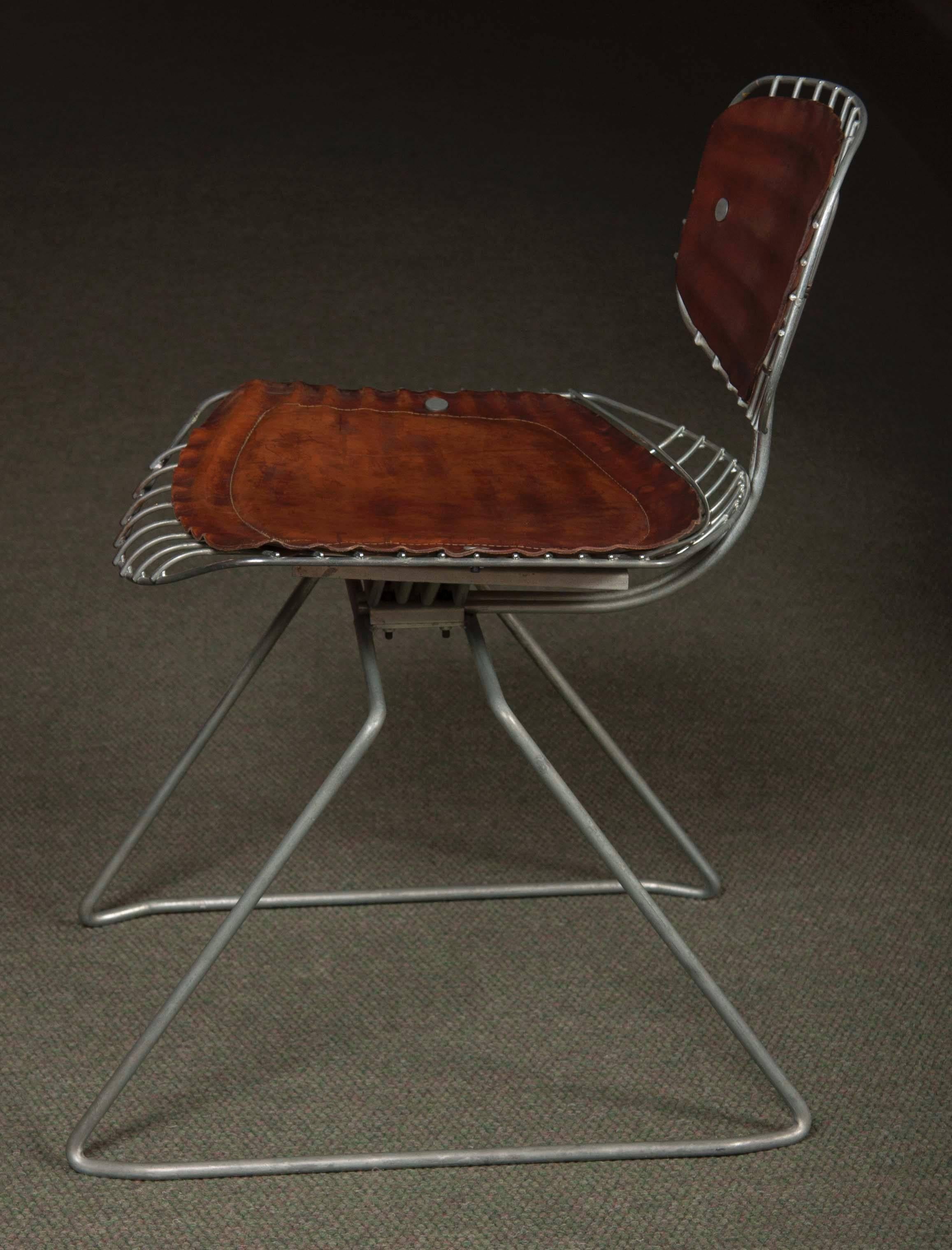 Modern Set of Eight Beaubourg Chairs Designed by Michel Cadestin and Georges Laurent For Sale