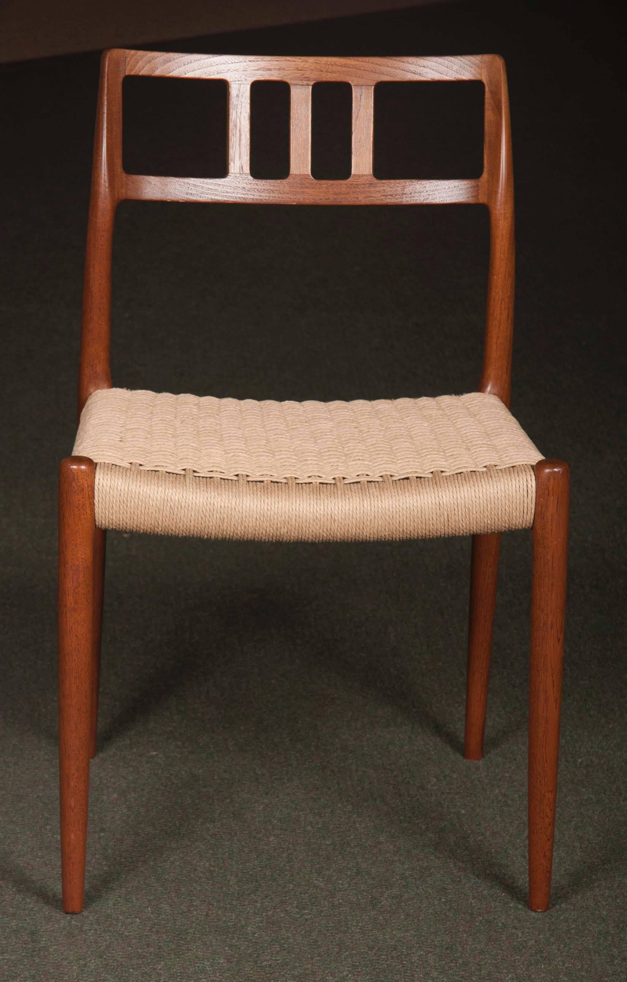 Mid-Century Modern Set of 11 Niels Otto Moller Dining Chairs