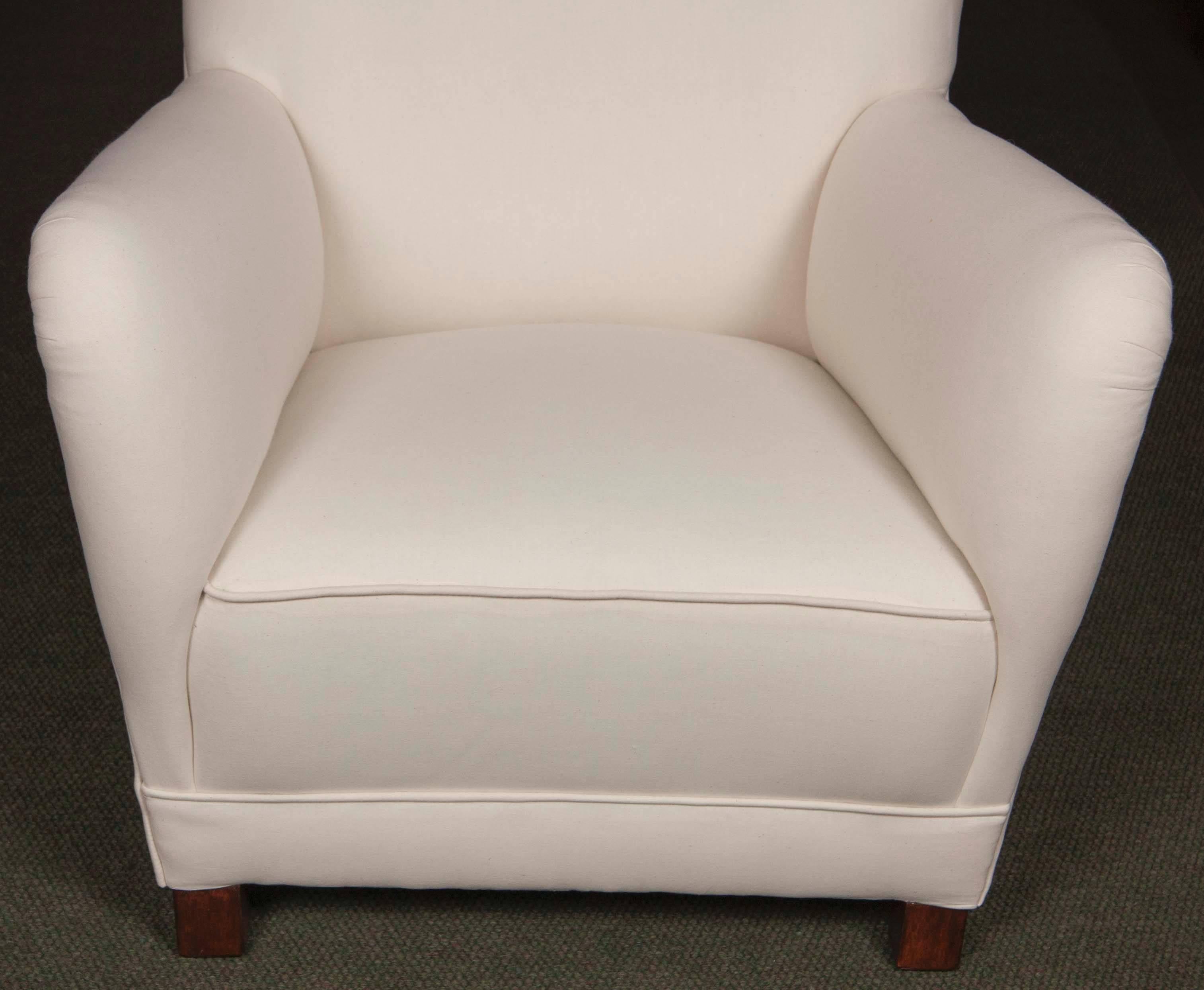 Wing Chair Attributed to Fritz Hansen 2