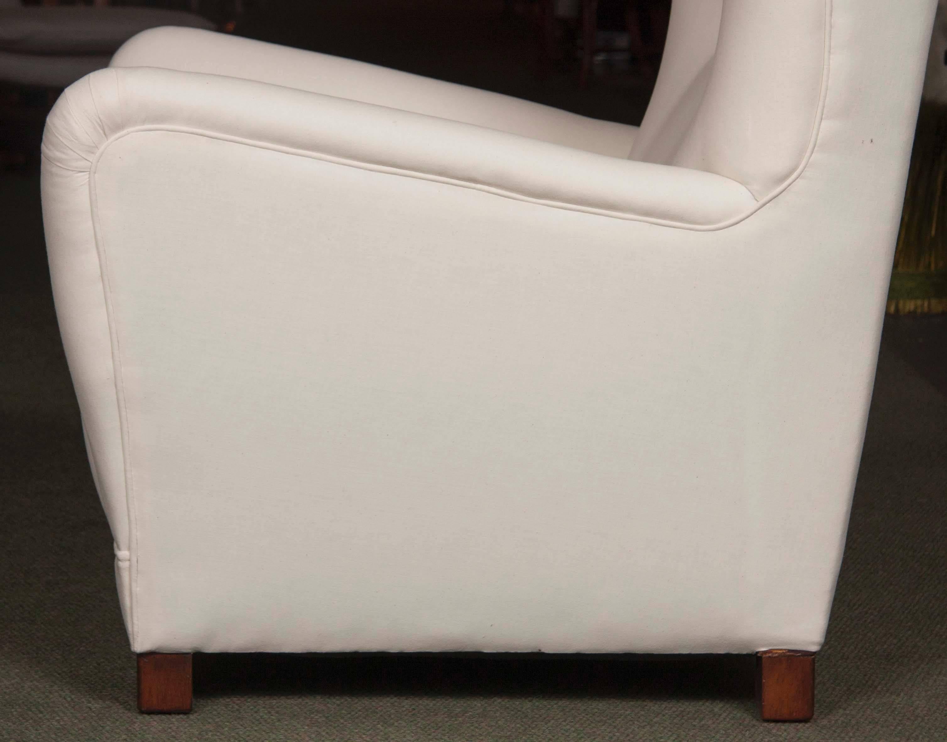 Wing Chair Attributed to Fritz Hansen 3