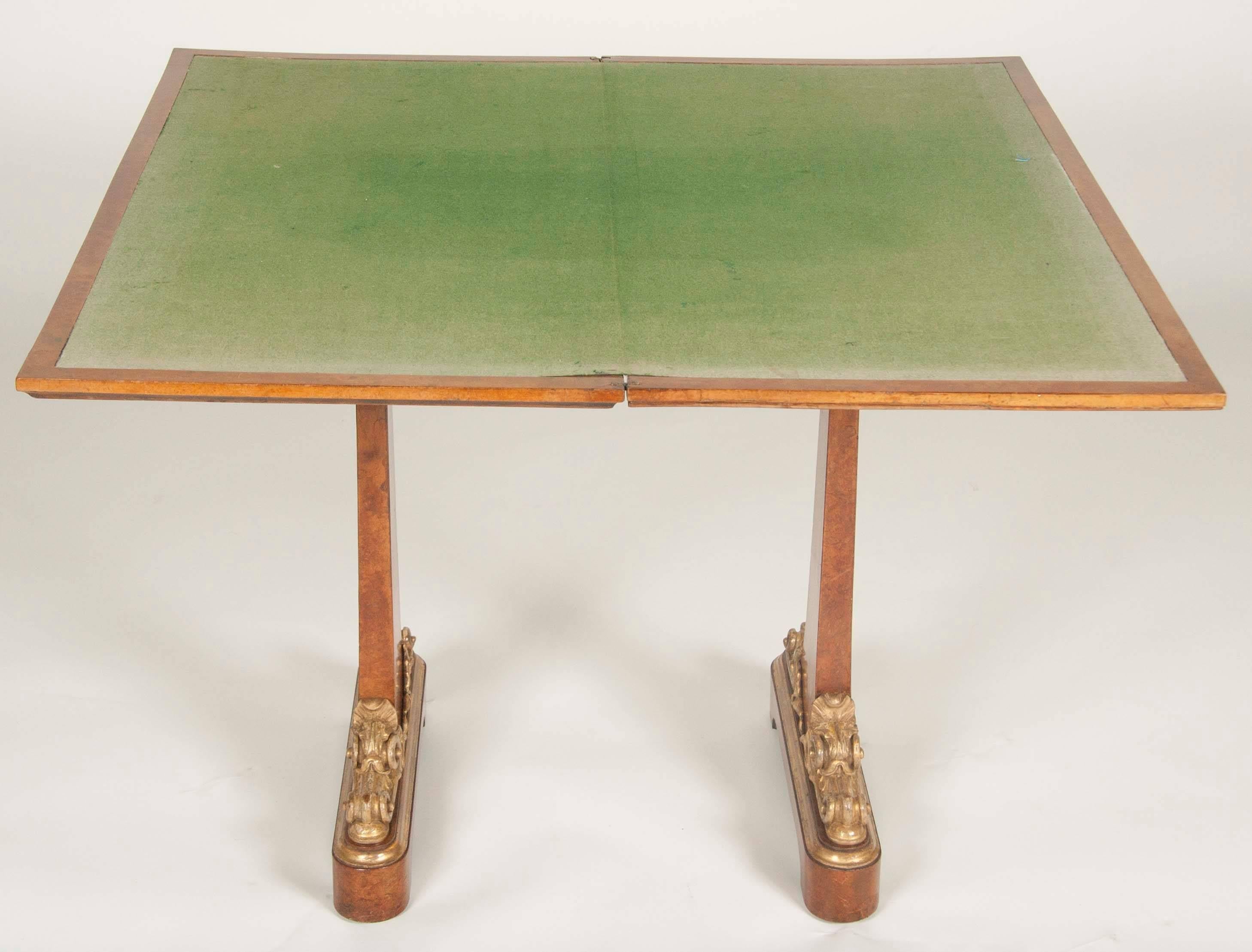 Late Regency Games Table by T.G Seddon In Good Condition For Sale In Stamford, CT