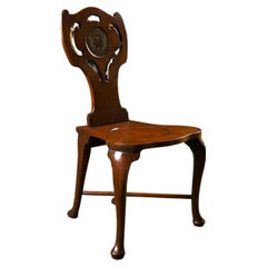A Pair Of George III Hall Chair