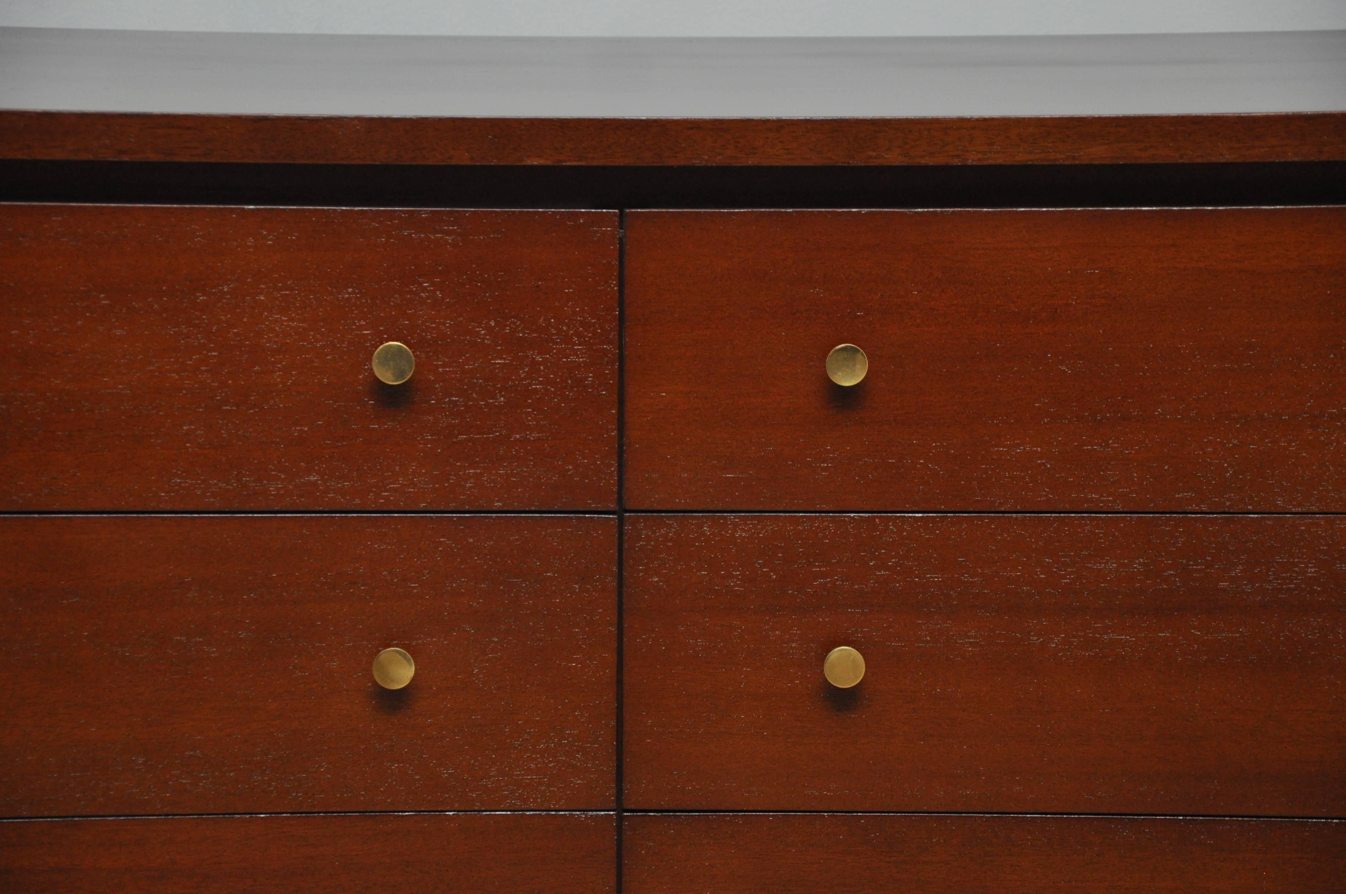 Mid-Century Modern Paul McCobb Brass Base Sideboard