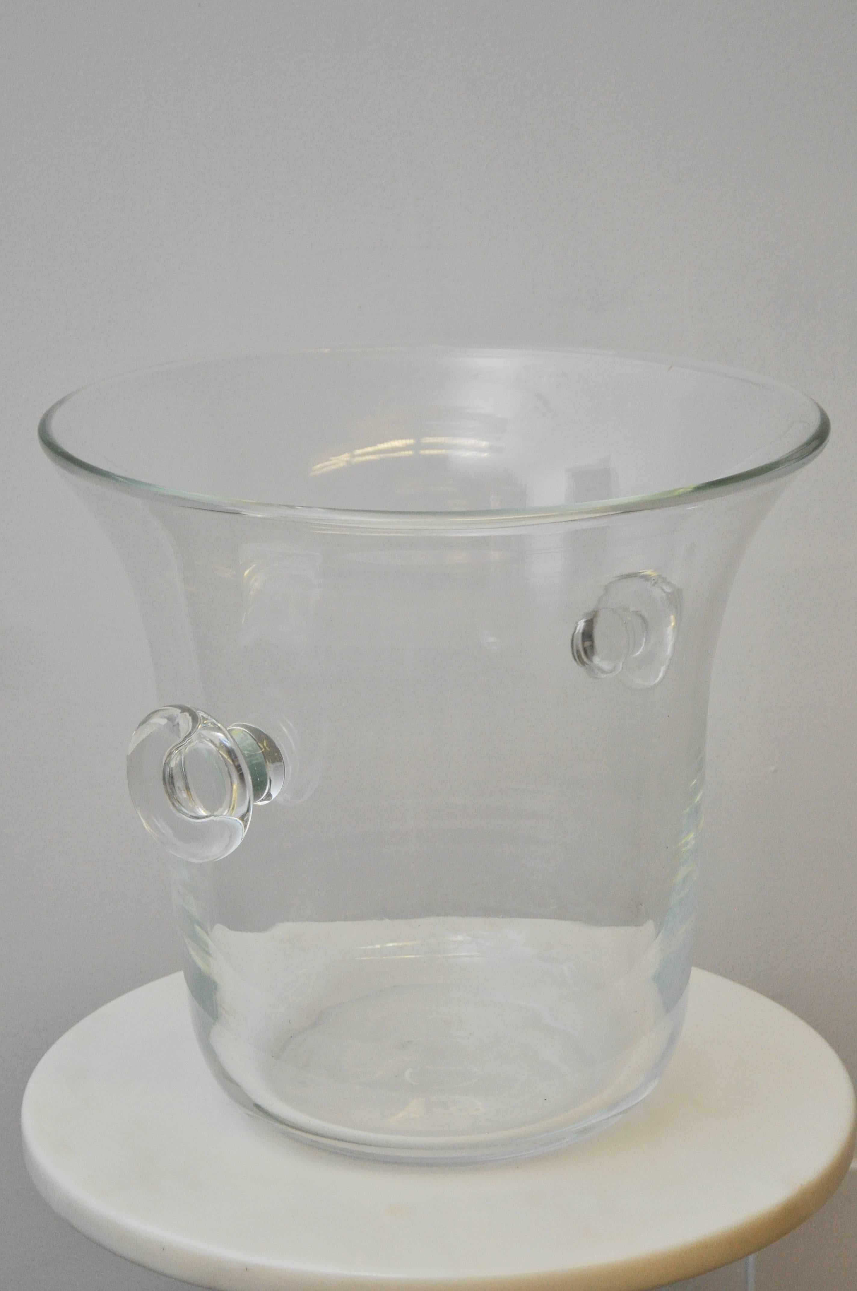 Karl Springer, Signed Ice Bucket Vase In Excellent Condition In Chicago, IL