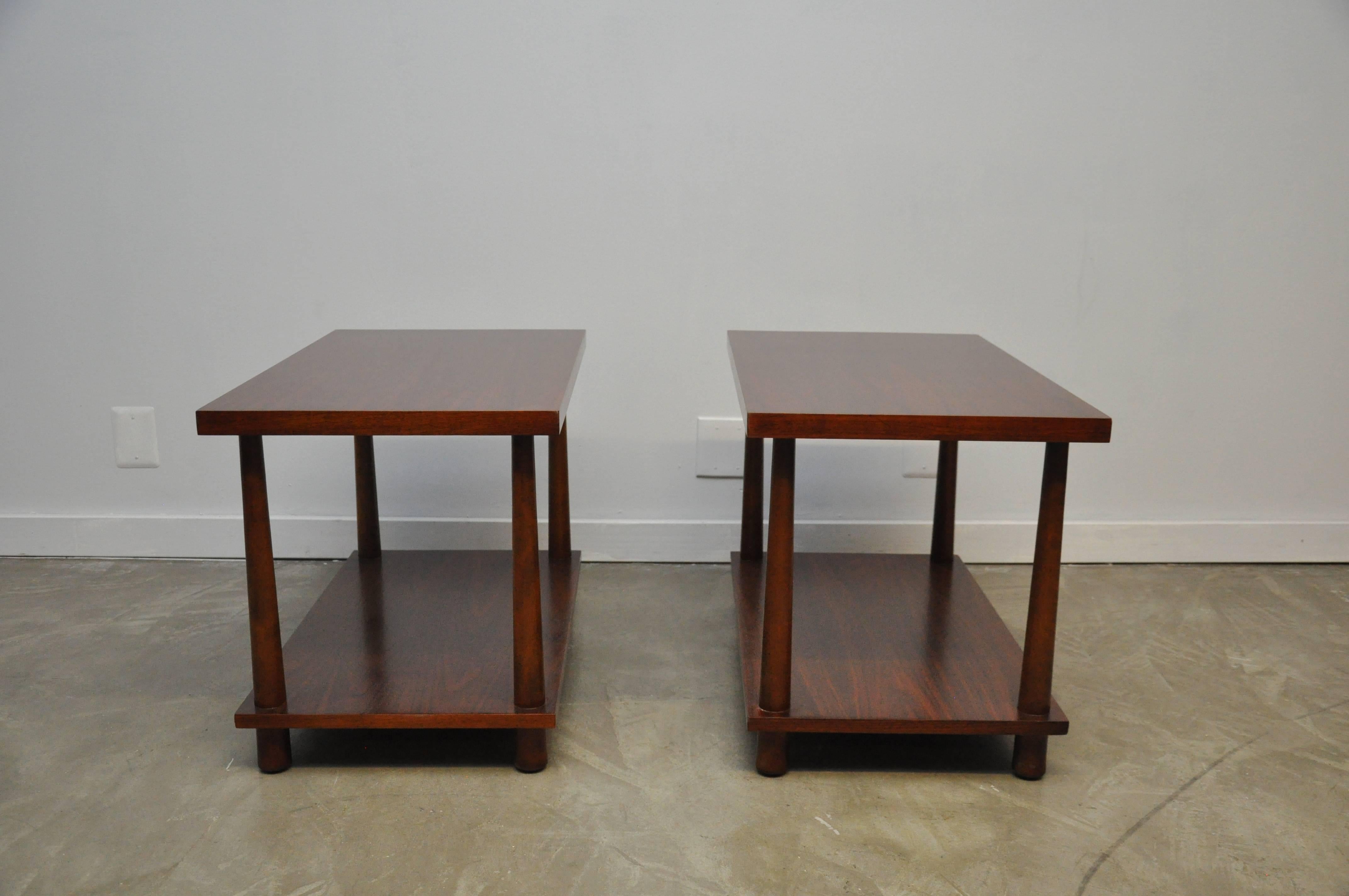 T.H. Robsjohn-Gibbings Side Tables In Excellent Condition In Chicago, IL