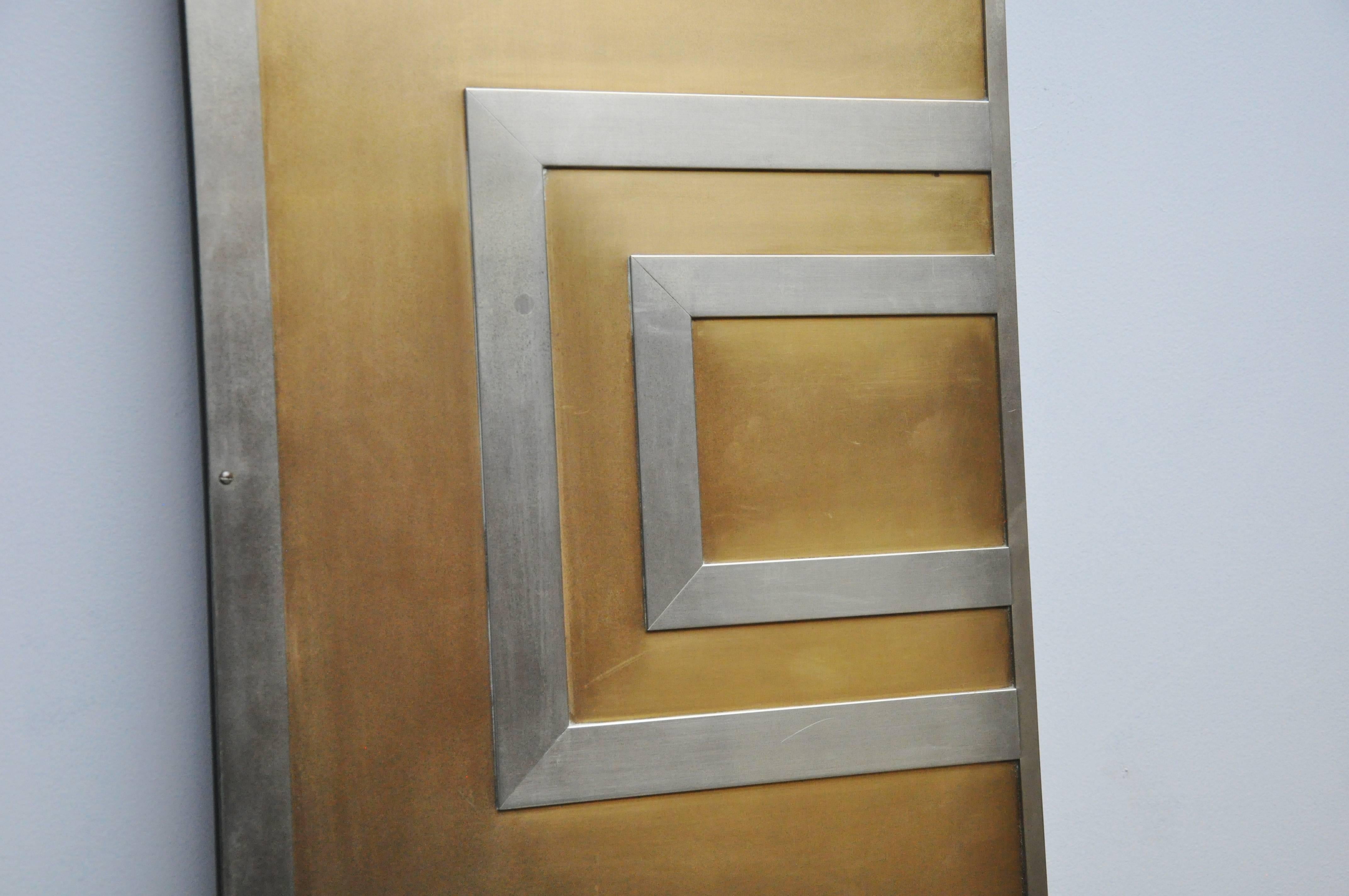 American Glamorous Bronze and Stainless Entry Doors