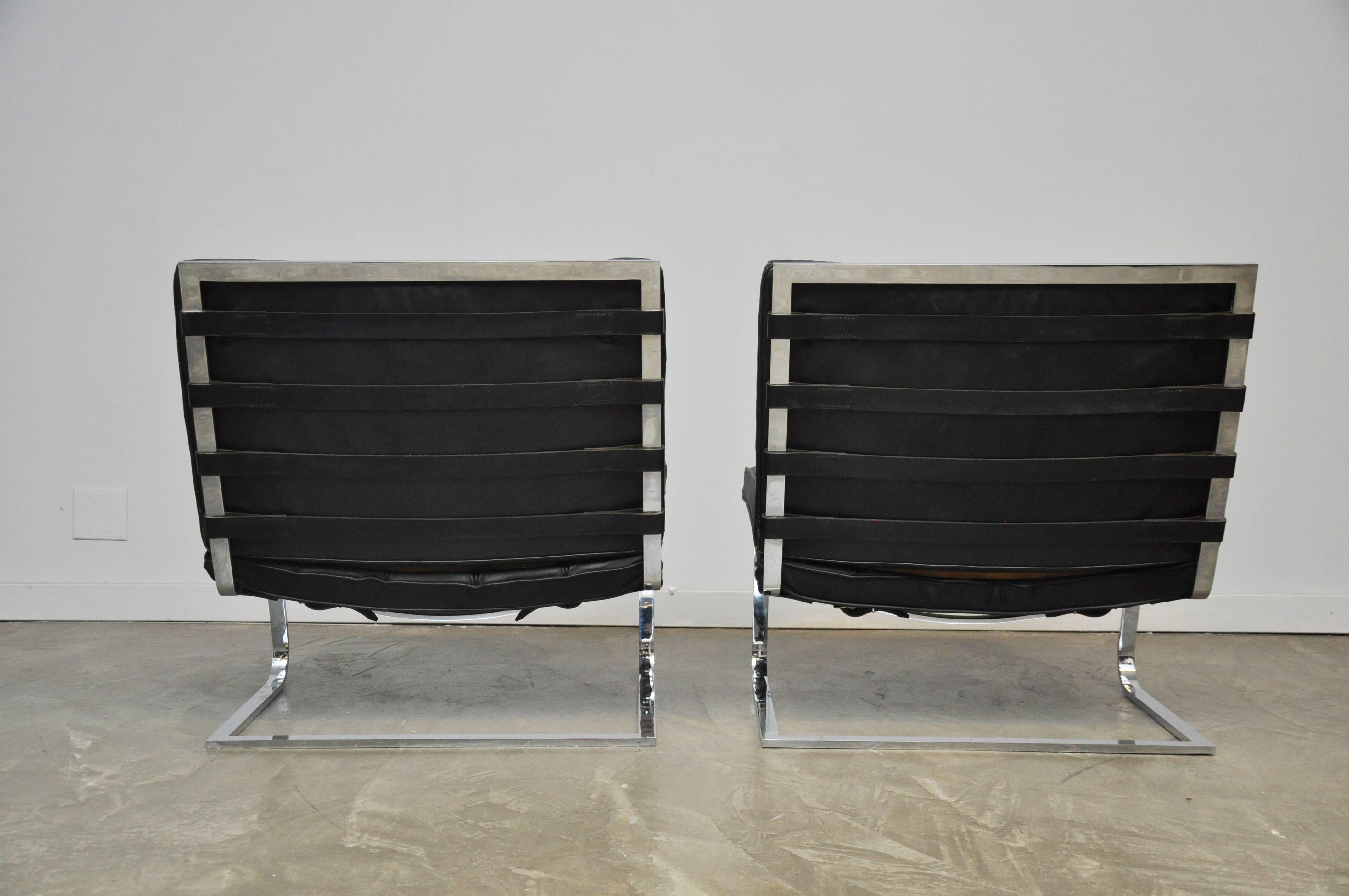 20th Century Mies Van Der Rohe Tugendhat Lounge Chairs for Knoll