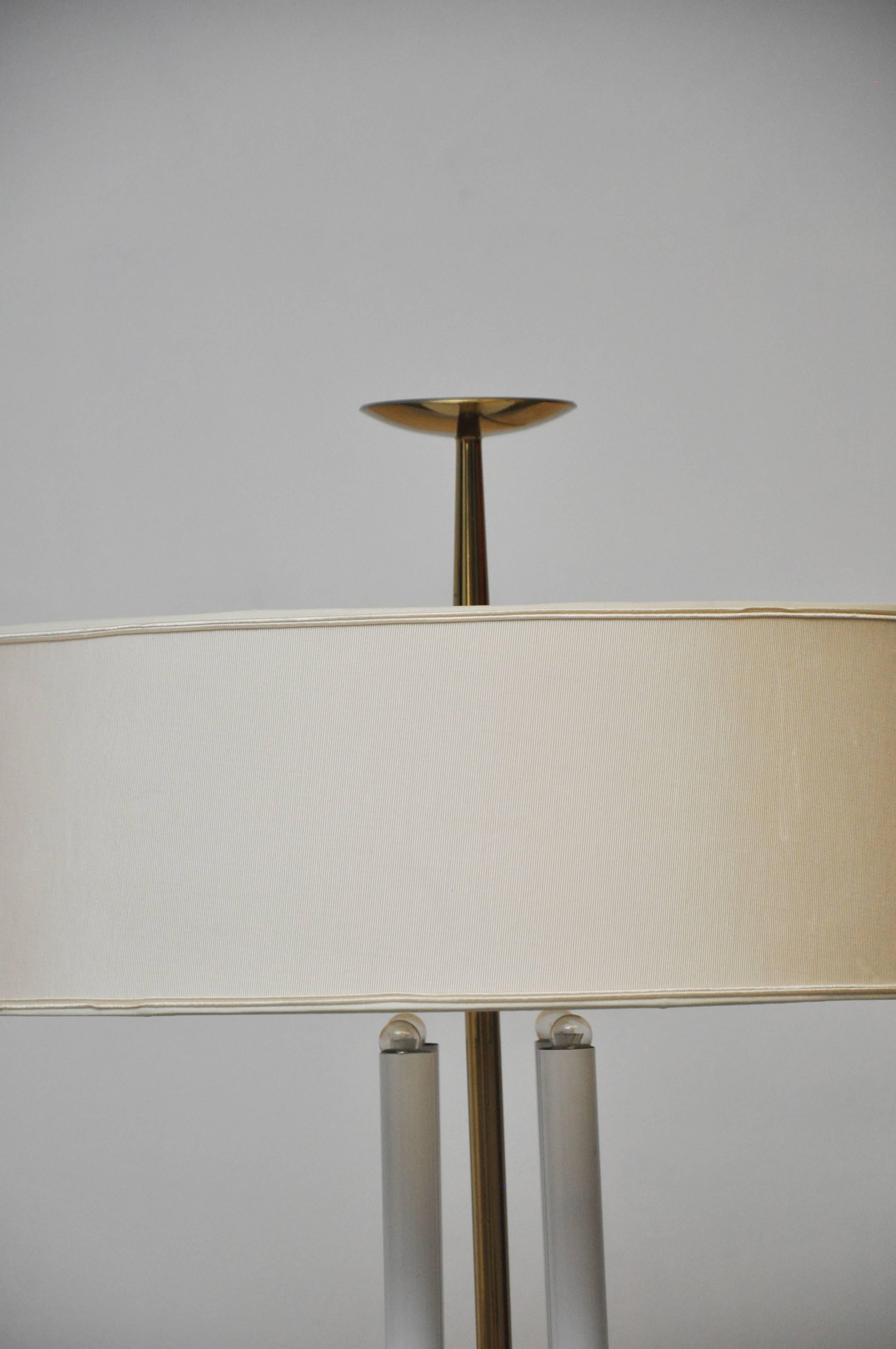 Pair of brass table lamps by Tommi Parzinger for Stiffel. Brand new 19