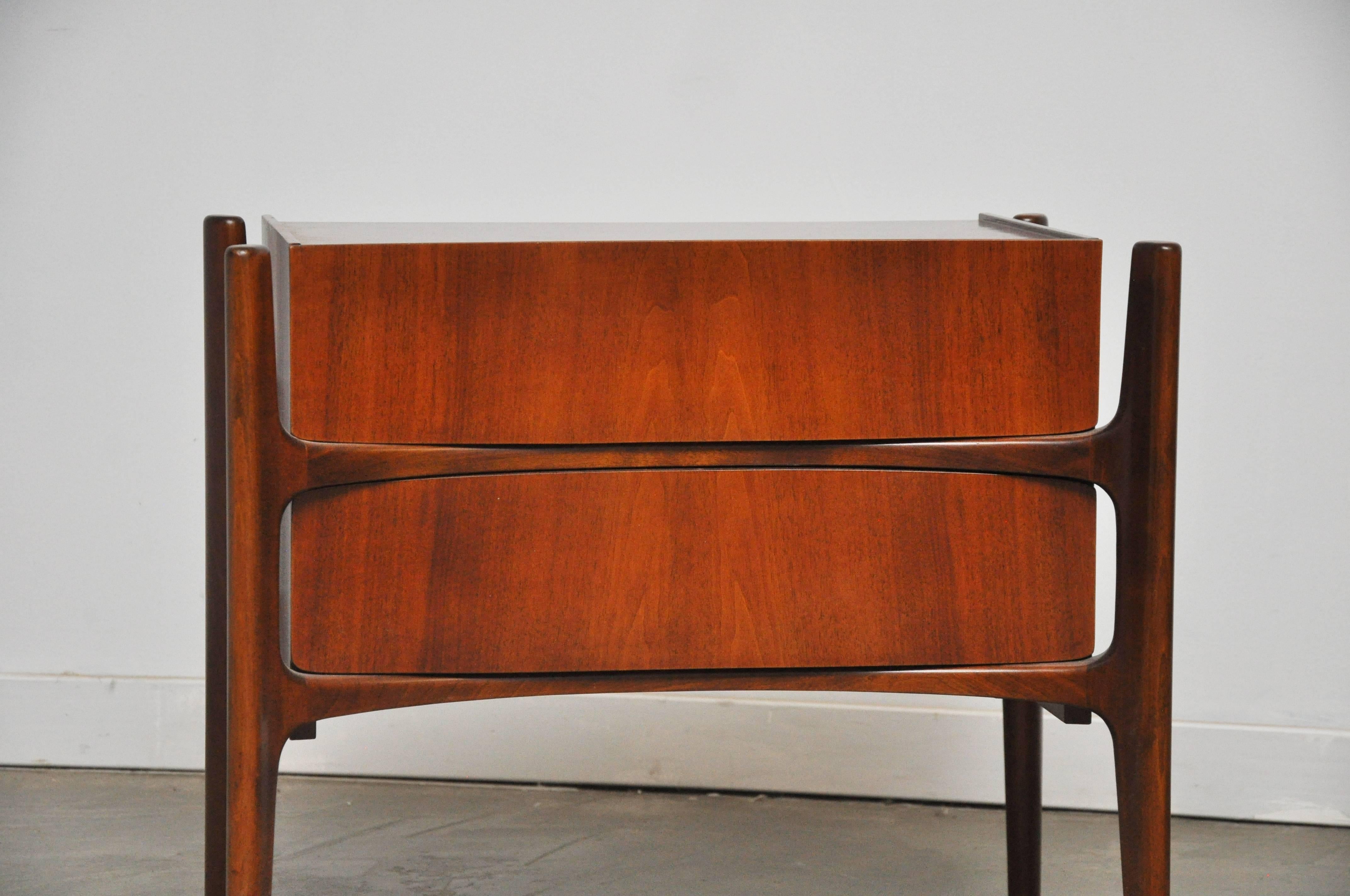 William Hinn Walnut Nightstands 2