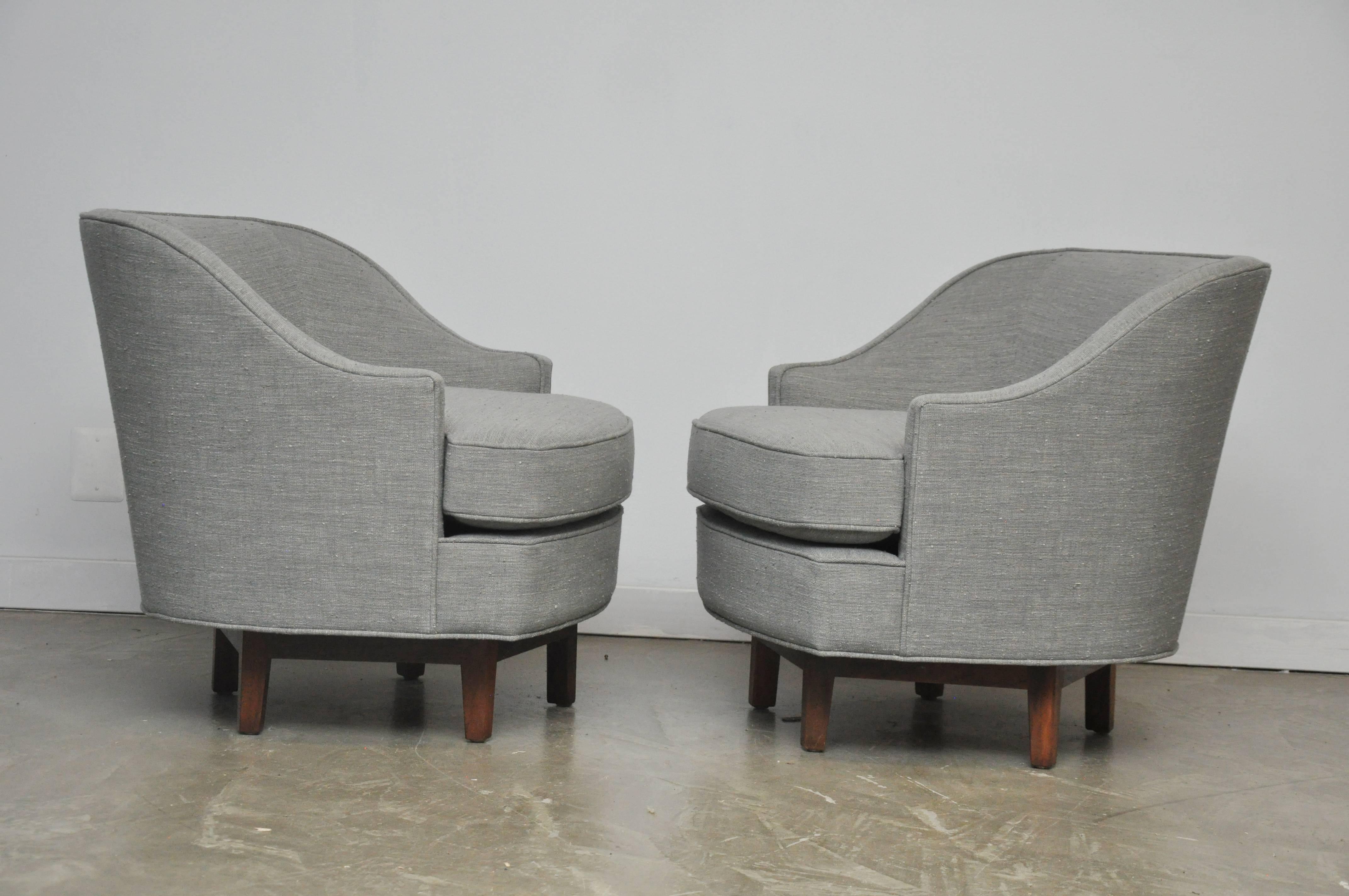 American Dunbar Swivel Chairs Model 483
