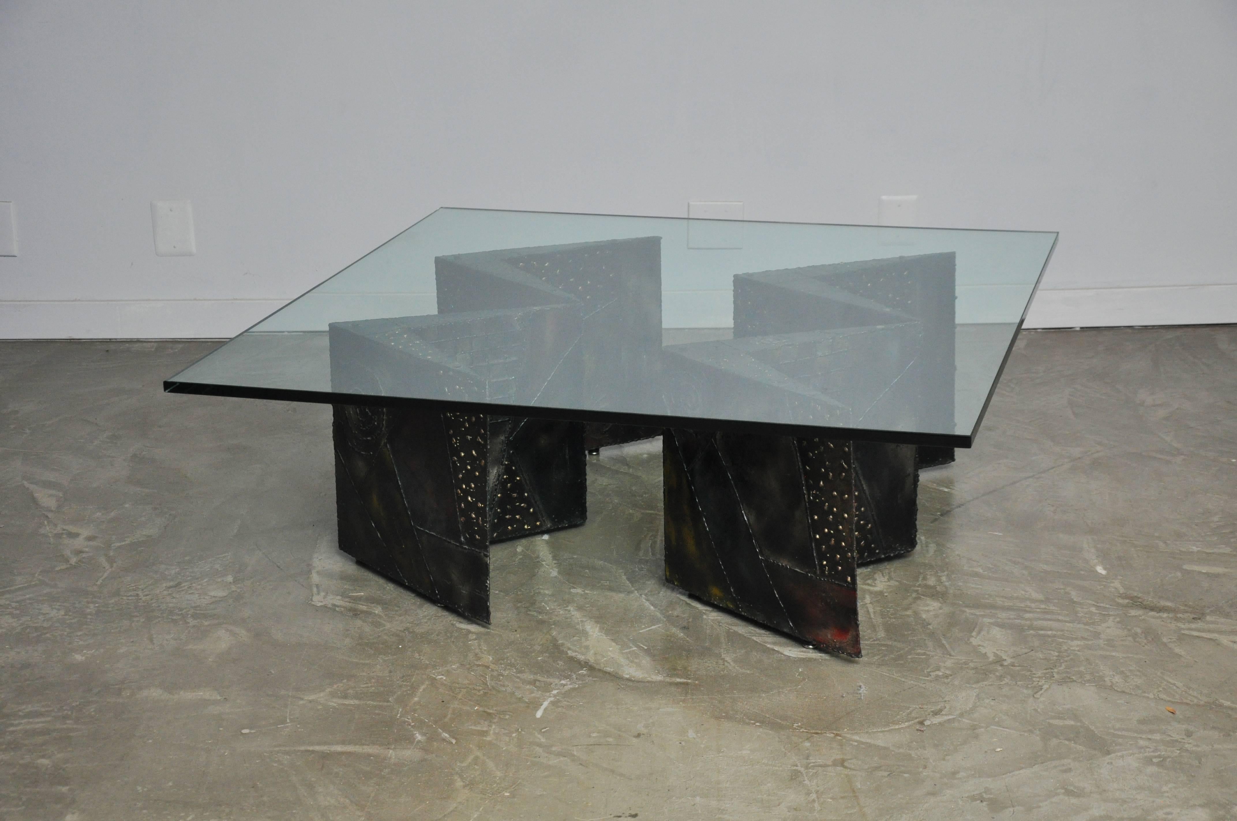 Paul Evans Double Zig Zag Coffee Table In Excellent Condition In Chicago, IL