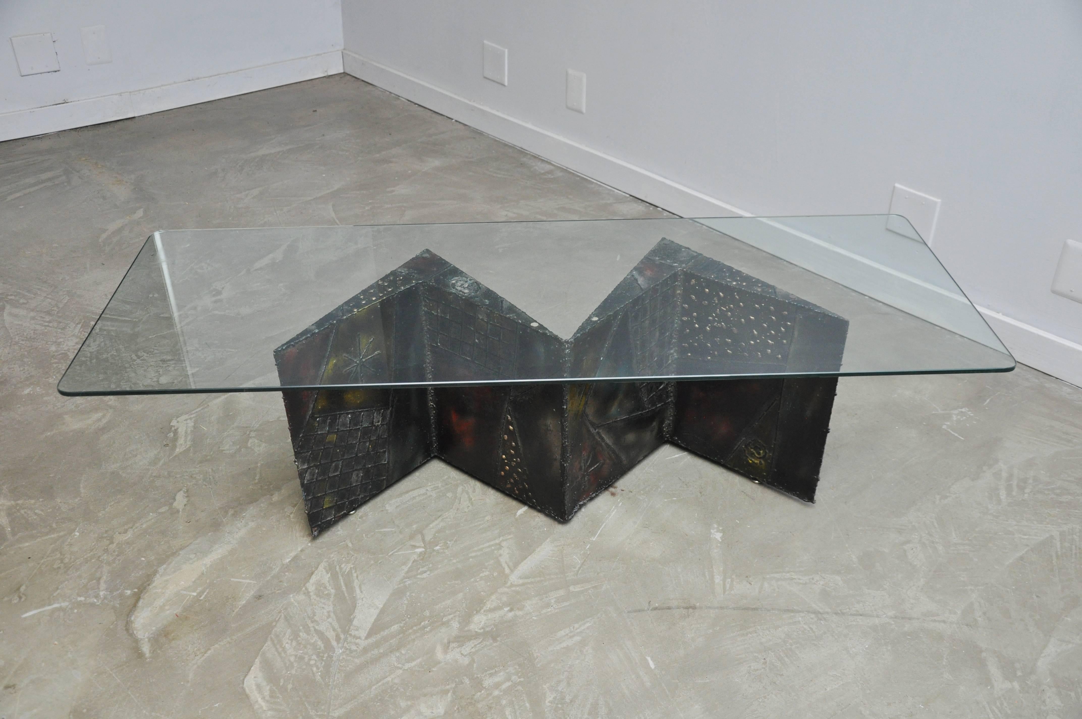 American Paul Evans Zig Zag Coffee Table