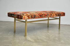 Harvey Probber Brass Frame Bench