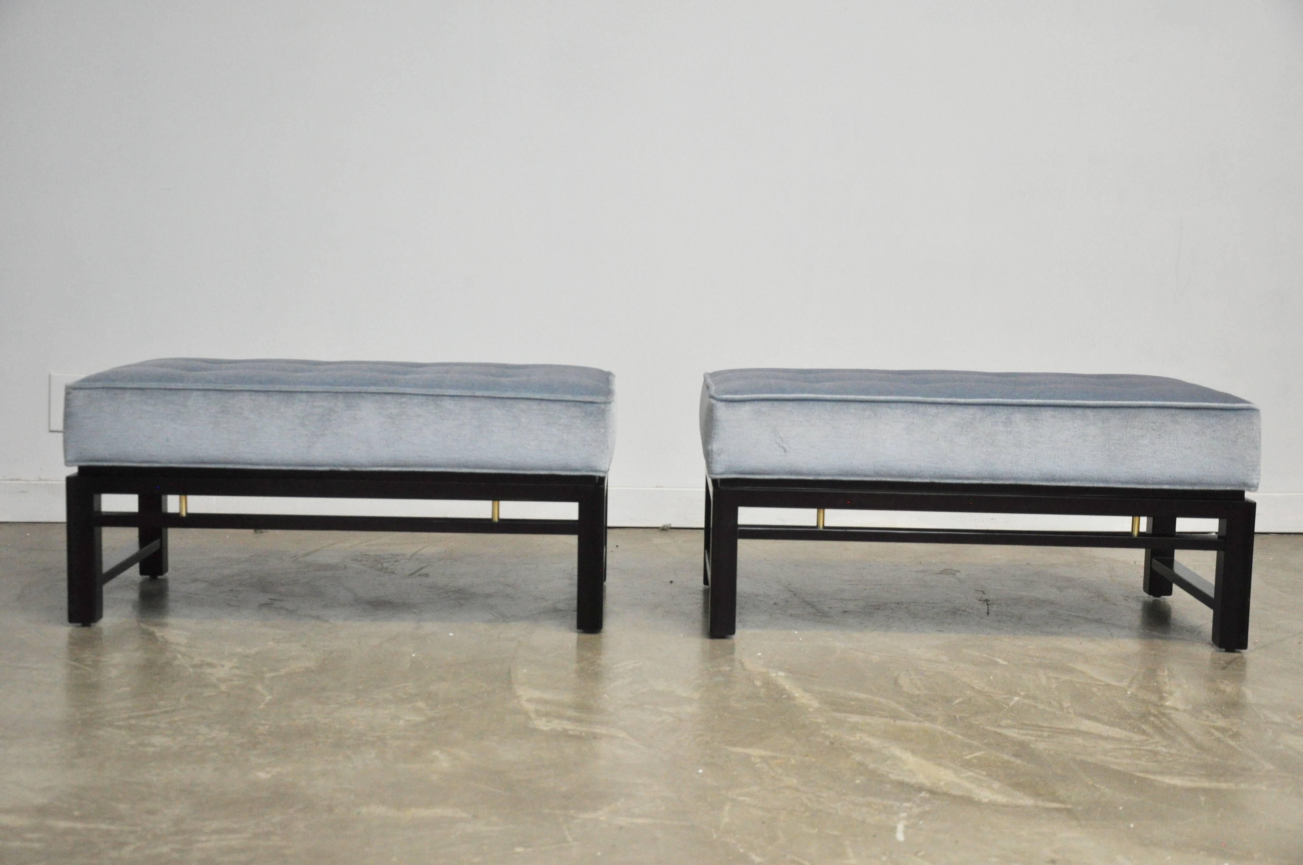 Pair of Dunbar Benches, Edward Wormley In Excellent Condition In Chicago, IL