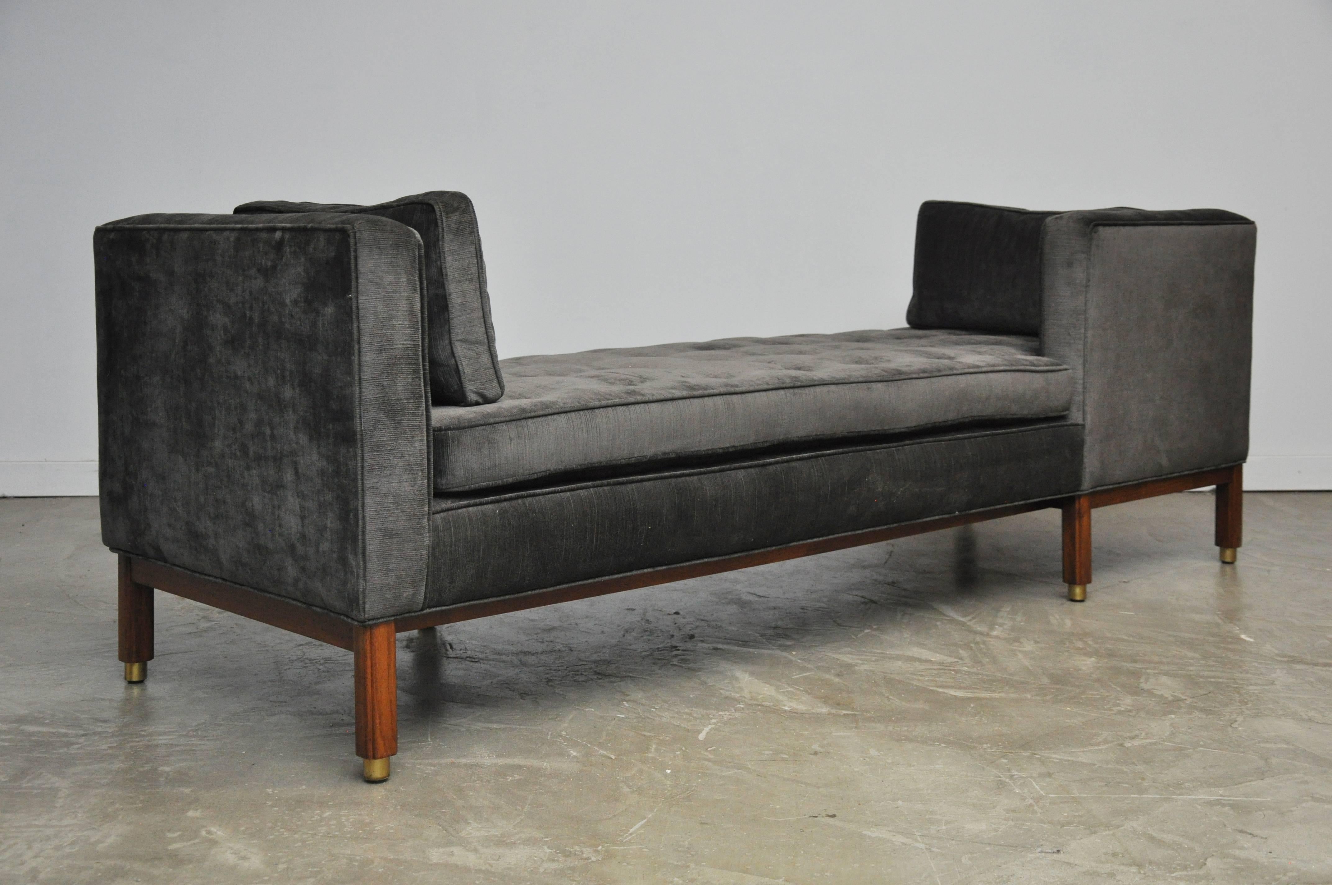 American Dunbar Tete-a-tete Sofa by Edward Wormley